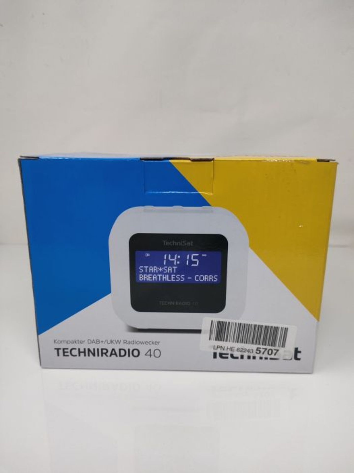 TechniSat TECHNIRADIO 40 - DAB+ Radiowecker (DAB, UKW, Wecker mit zwei einstellbaren W - Image 2 of 3