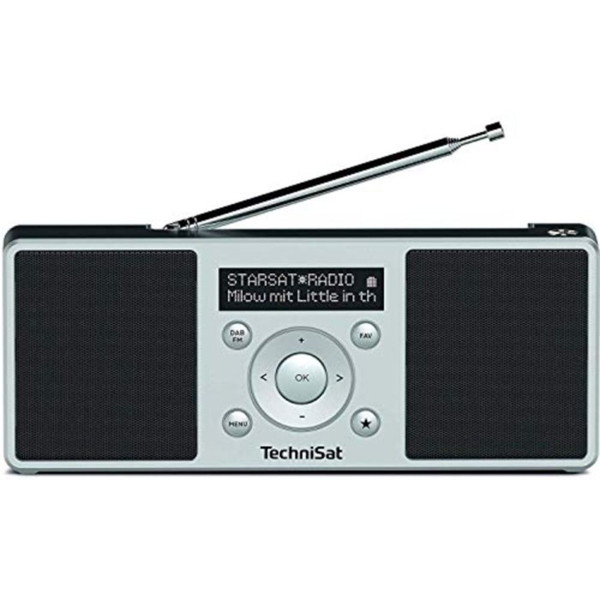 TechniSat DIGITRADIO 1 S - tragbares Stereo DAB Radio mit Akku (DAB+, UKW, FM, Lautspr