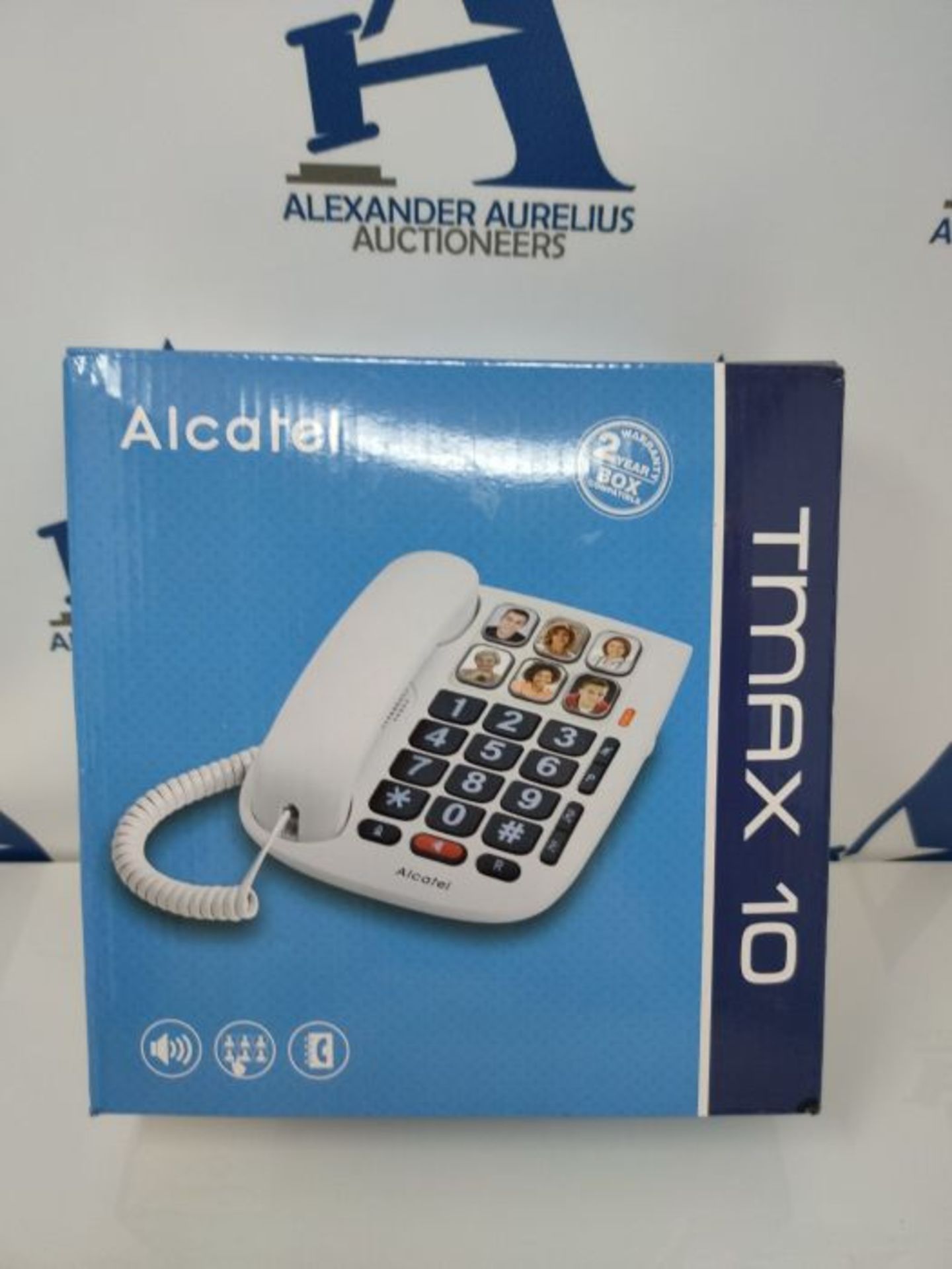 Alcatel Max 10&nbsp;- Telefono cablato per anziani, colore: bianco - Image 2 of 3