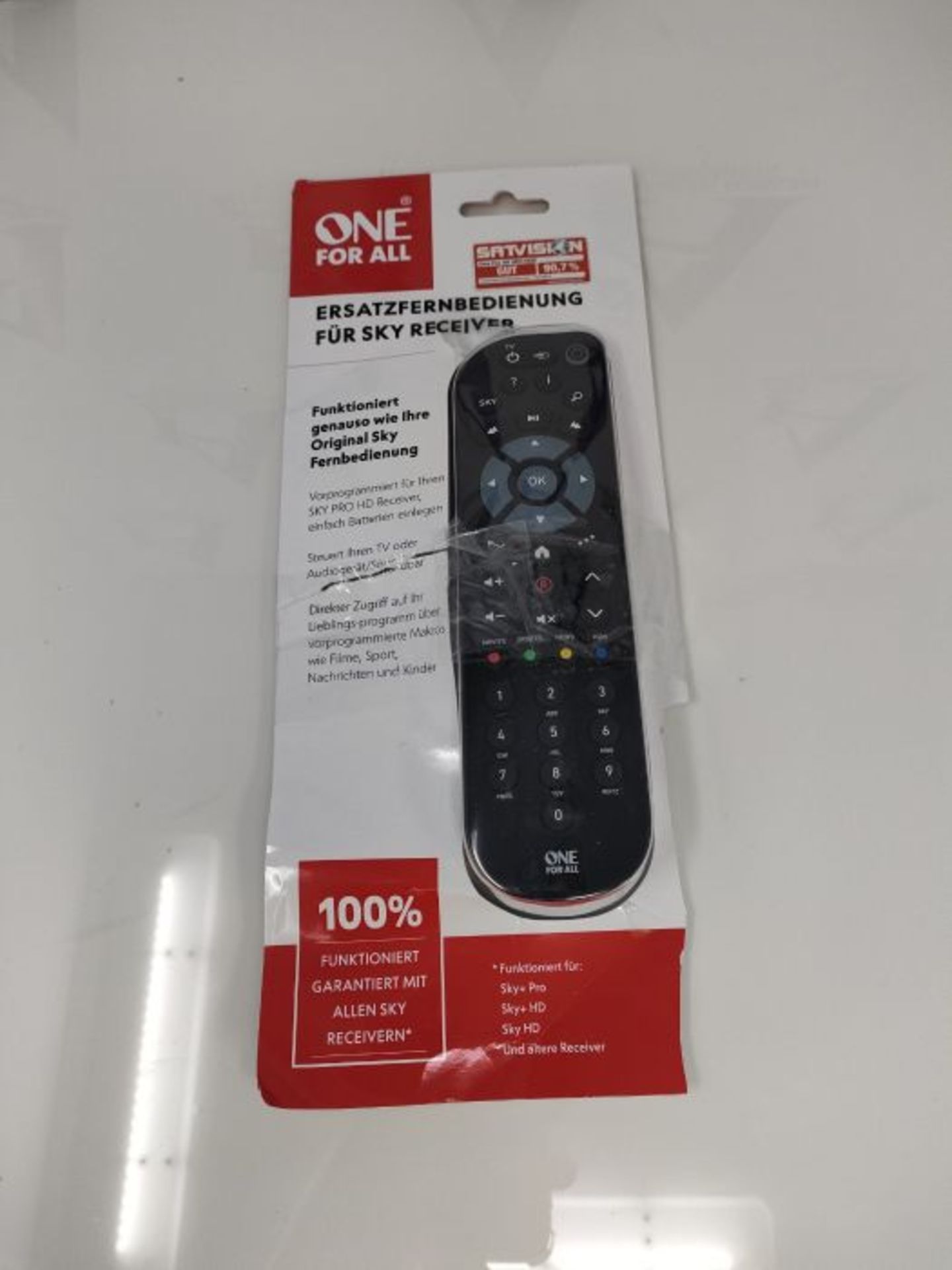 One For All remote control, compatible with Sky receivers, one-touch keys, URC1635 - Image 2 of 3