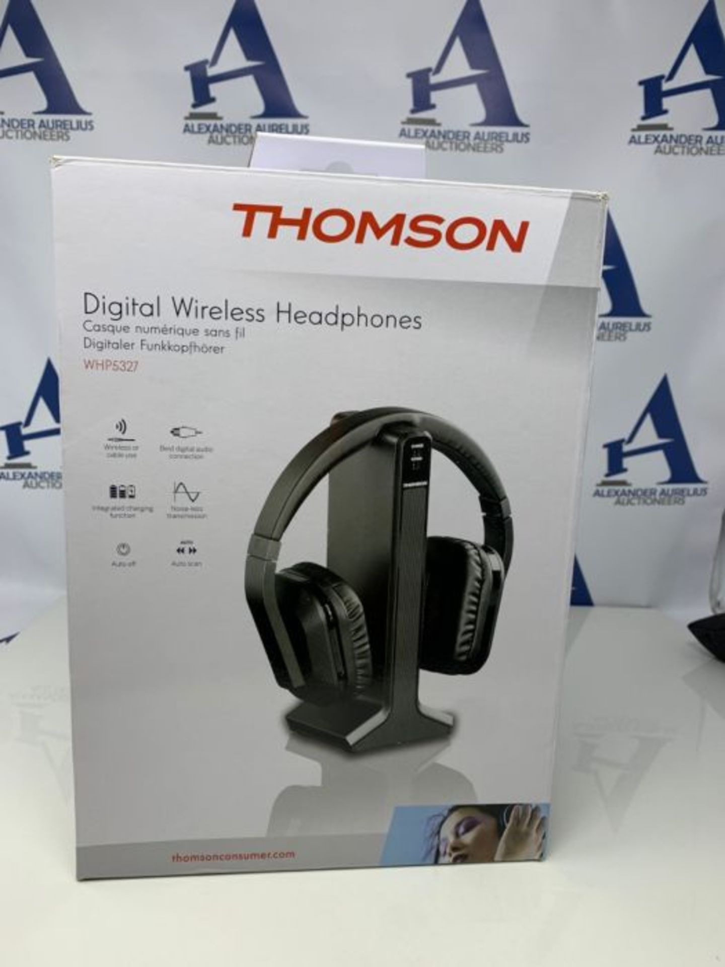 RRP £79.00 Thomson Digitaler Over-Ear Funk-Kopfhörer (z.B. für TV/HiFi/Smartphone/Tablet/PC/Lap - Image 2 of 3