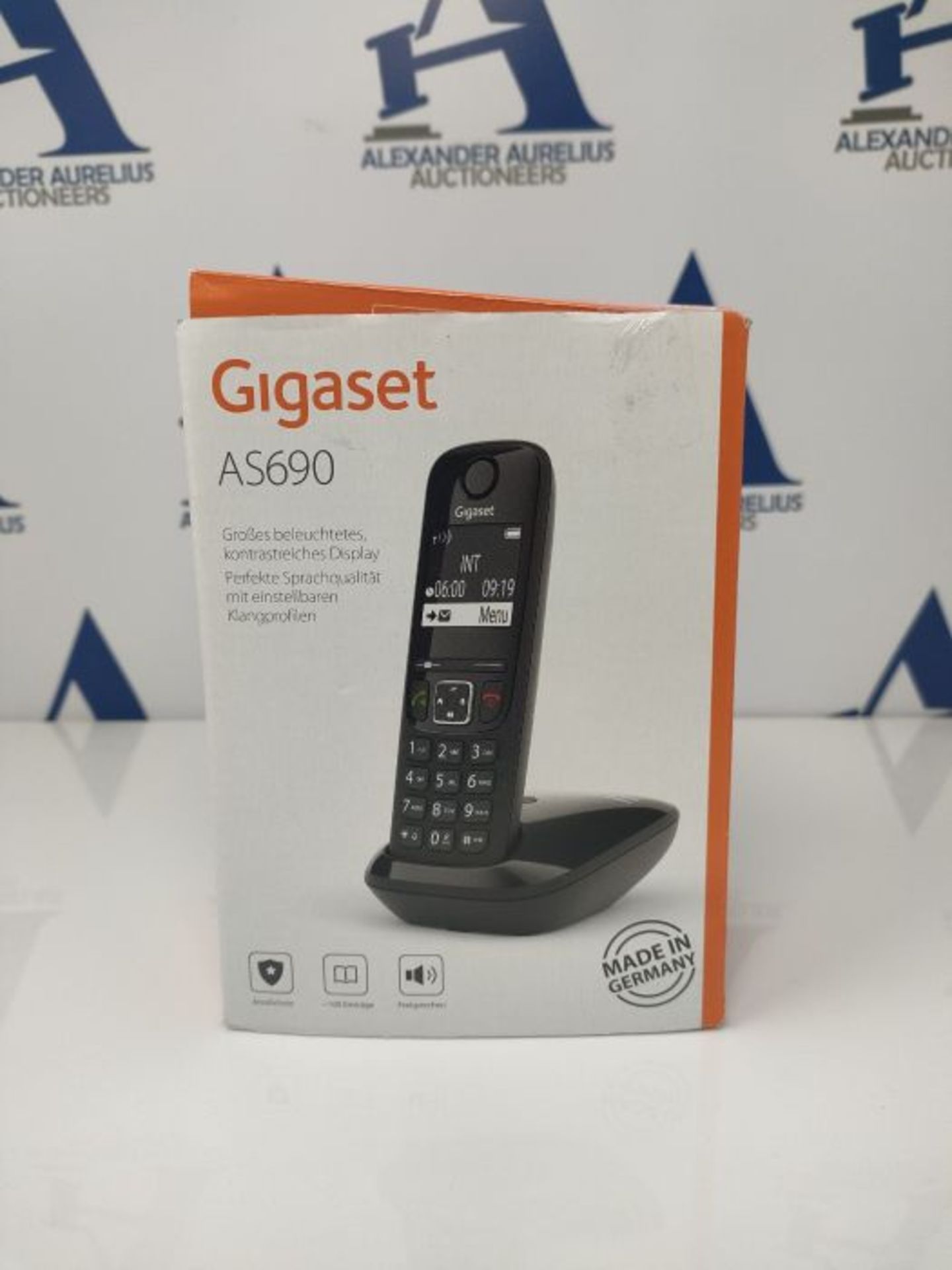 Gigaset AS690 - Schnurloses Telefon - großes, kontrastreiches Display - brillante Aud