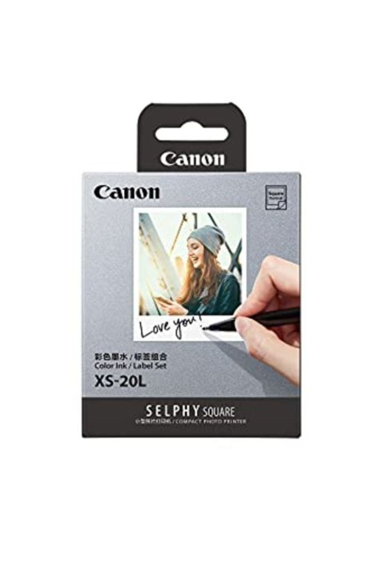Canon XS-20L 2.7" x 2.7" Square Photo Paper for QX10 Printer - 20 Shots