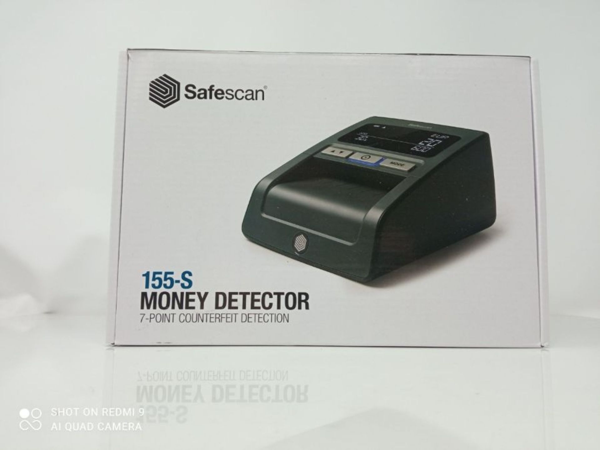 RRP £100.00 Safescan 155-S Schwarz - Automatisches Falschgeld PrÃ¼fgerÃ¤t zur 100% Sicherheit - Image 2 of 3