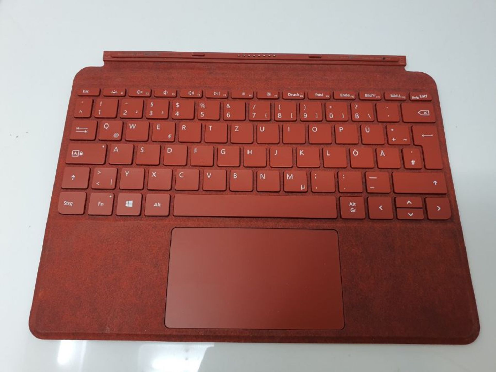 RRP £89.00 Microsoft Surface Go Signature Type Cover QWERTZ - Red - Image 3 of 3