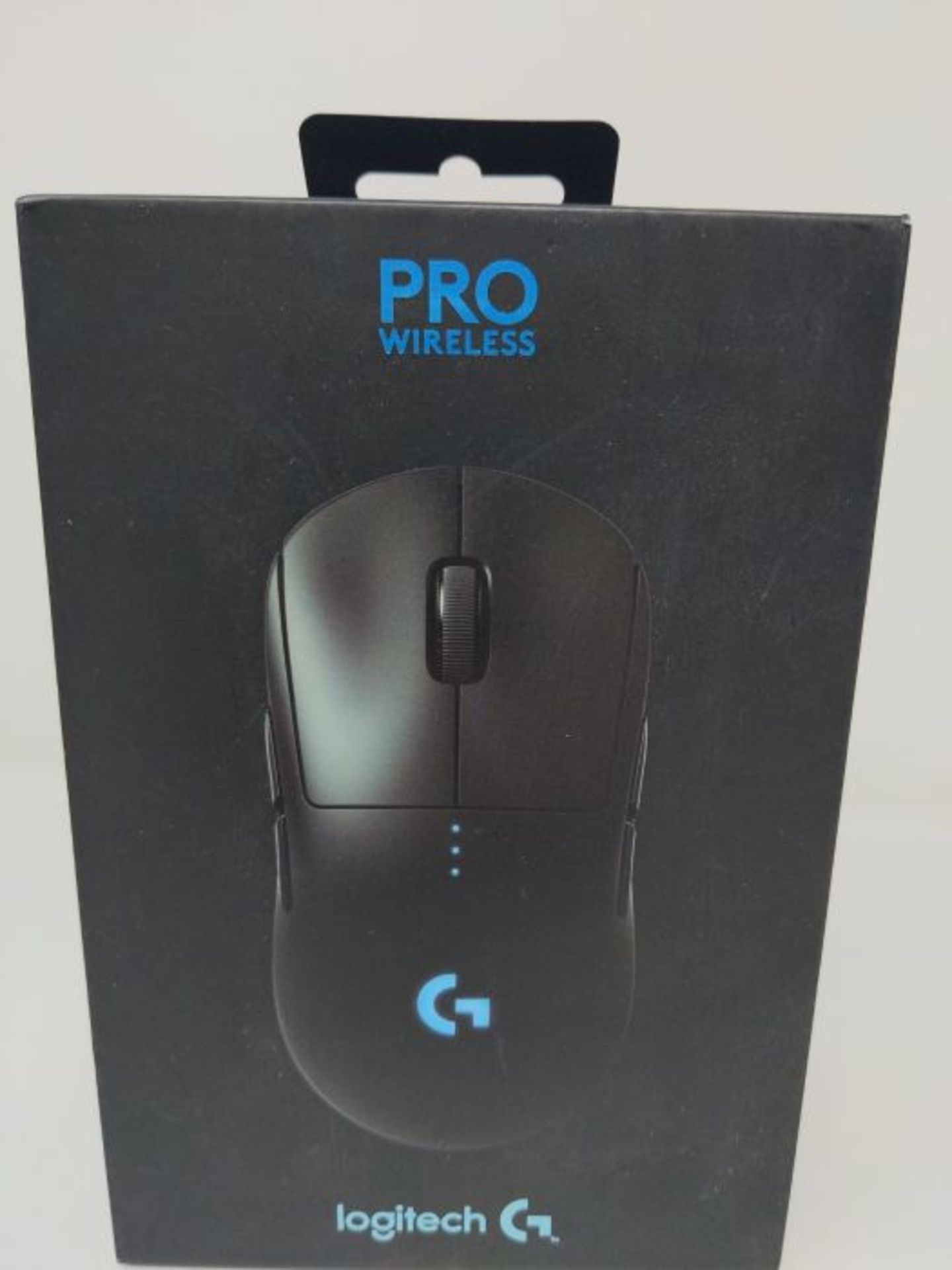 RRP £85.00 Logitech G PRO Wireless Gaming Mouse, HERO 25K Sensor, 25,600 DPI, RGB, Ultra Lightwei - Image 2 of 3