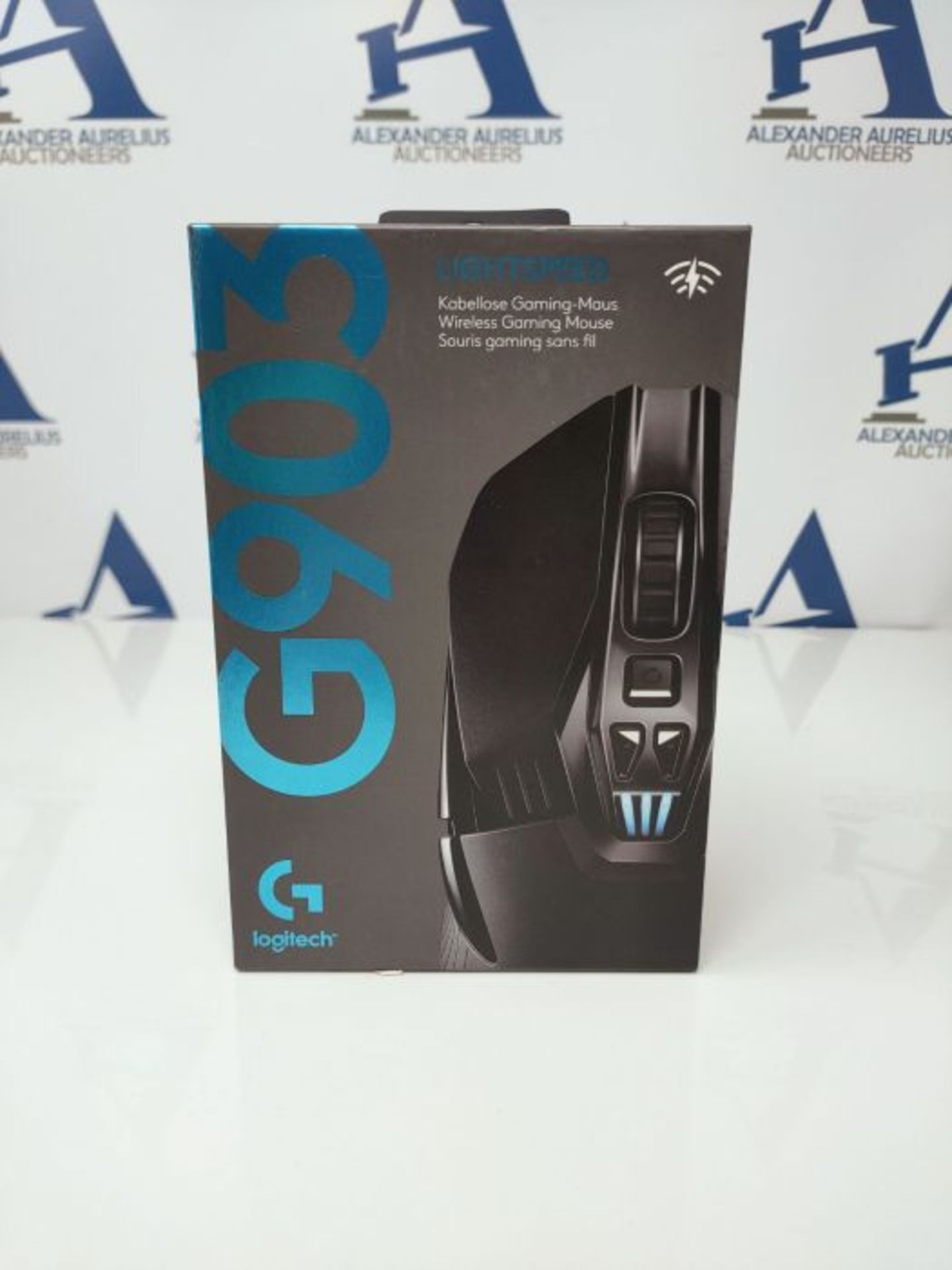 RRP £98.00 Logitech G903 LIGHTSPEED Wireless Gaming Mouse, HERO 25K Sensor, 25,600 DPI, RGB, Ligh - Image 2 of 3