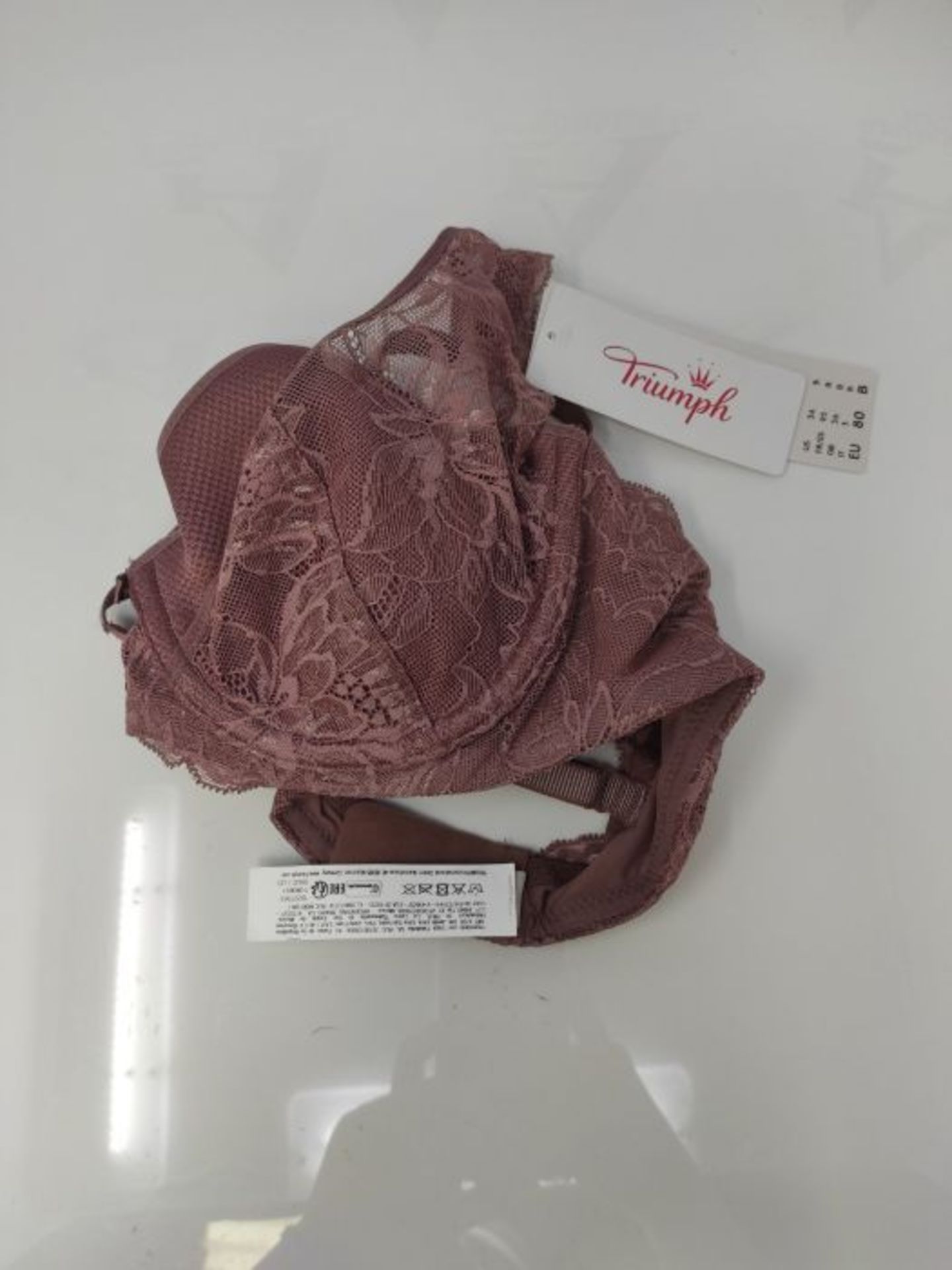 Triumph Women's Amourette Charm WP03 Wired Padded Bra, Rose Brown, 36B - Image 2 of 3