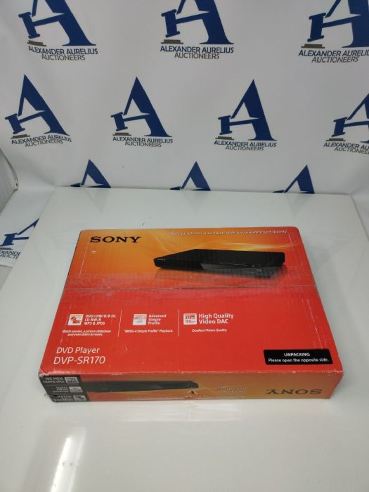 Sony DVP-SR170 DVD Player, Scart Only (No HDMI Port), Black - Image 2 of 3
