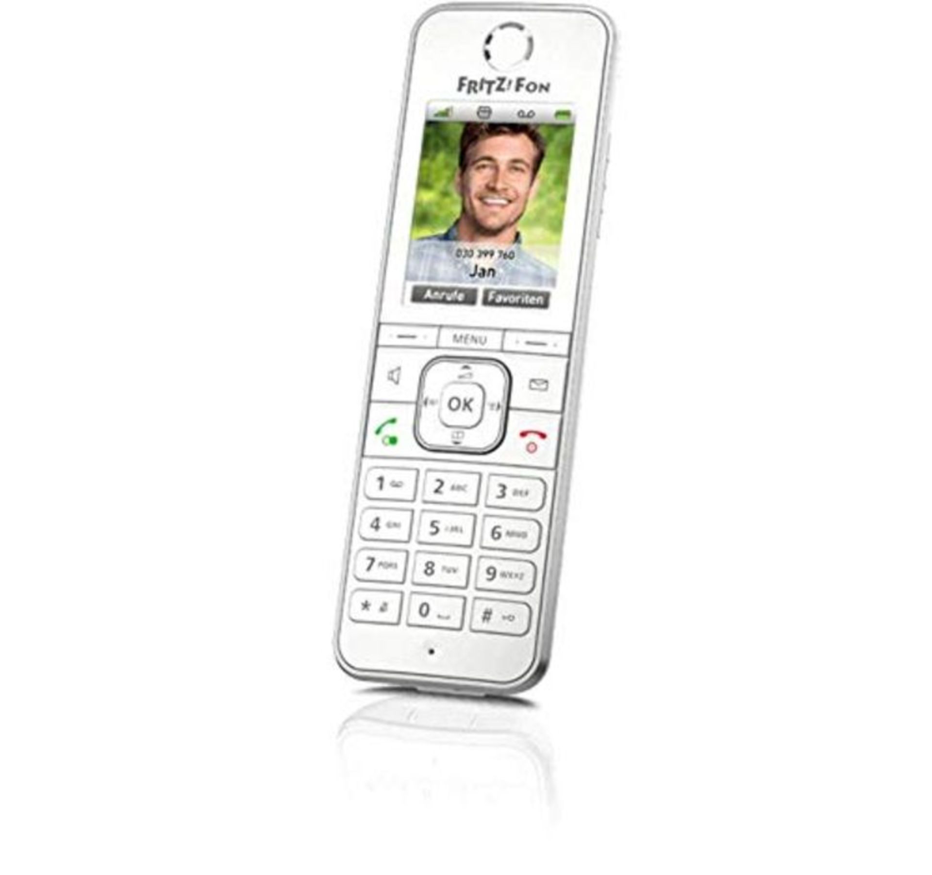 RRP £68.00 AVM FRITZ!Fon C6 DECT-Komforttelefon (hochwertiges Farbdisplay, HD-Telefonie, Internet