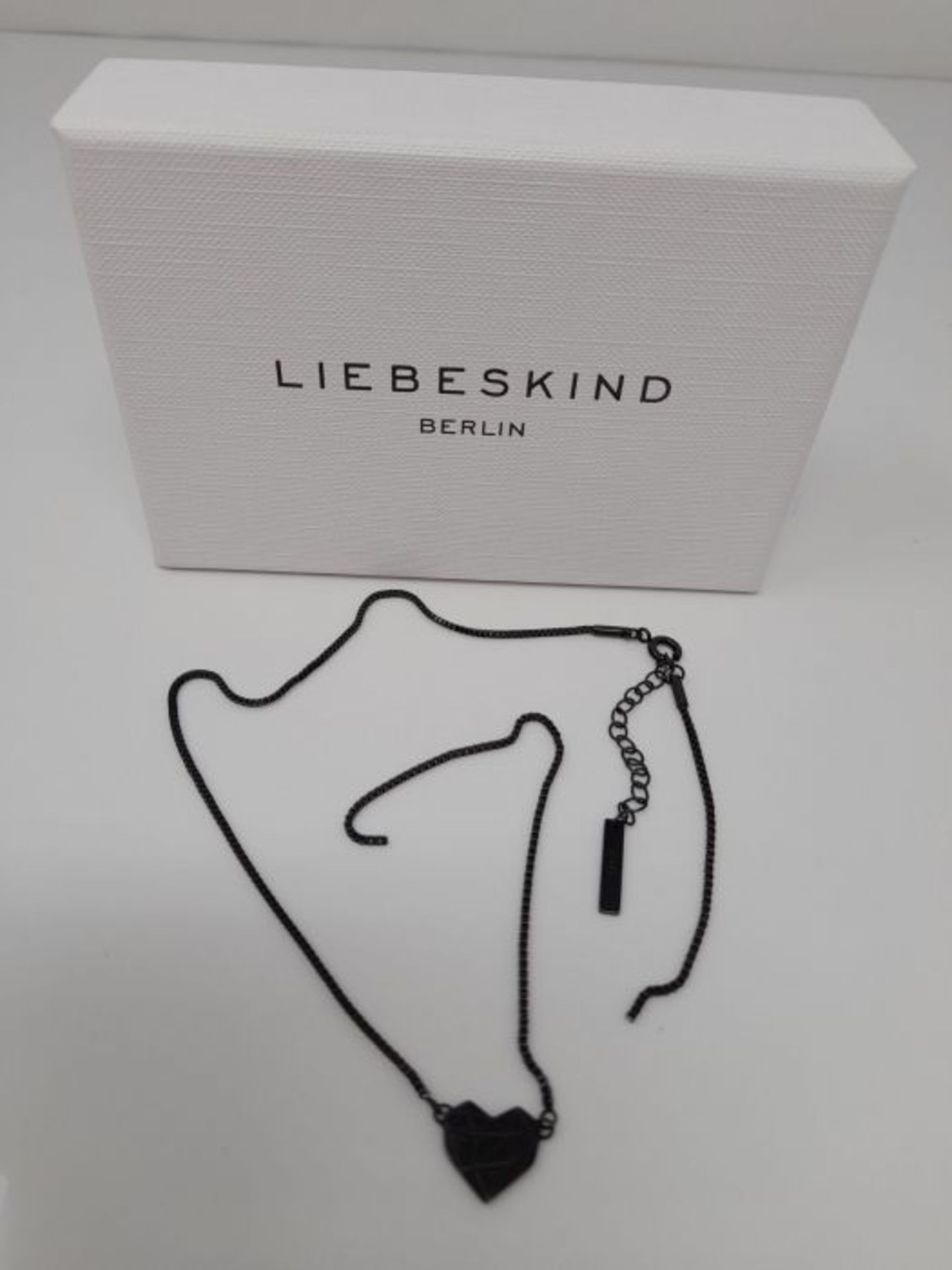 [CRACKED] Liebeskind Berlin LJ-0331-N-V 40 Women's Necklace Stainless Steel Black - Image 3 of 3