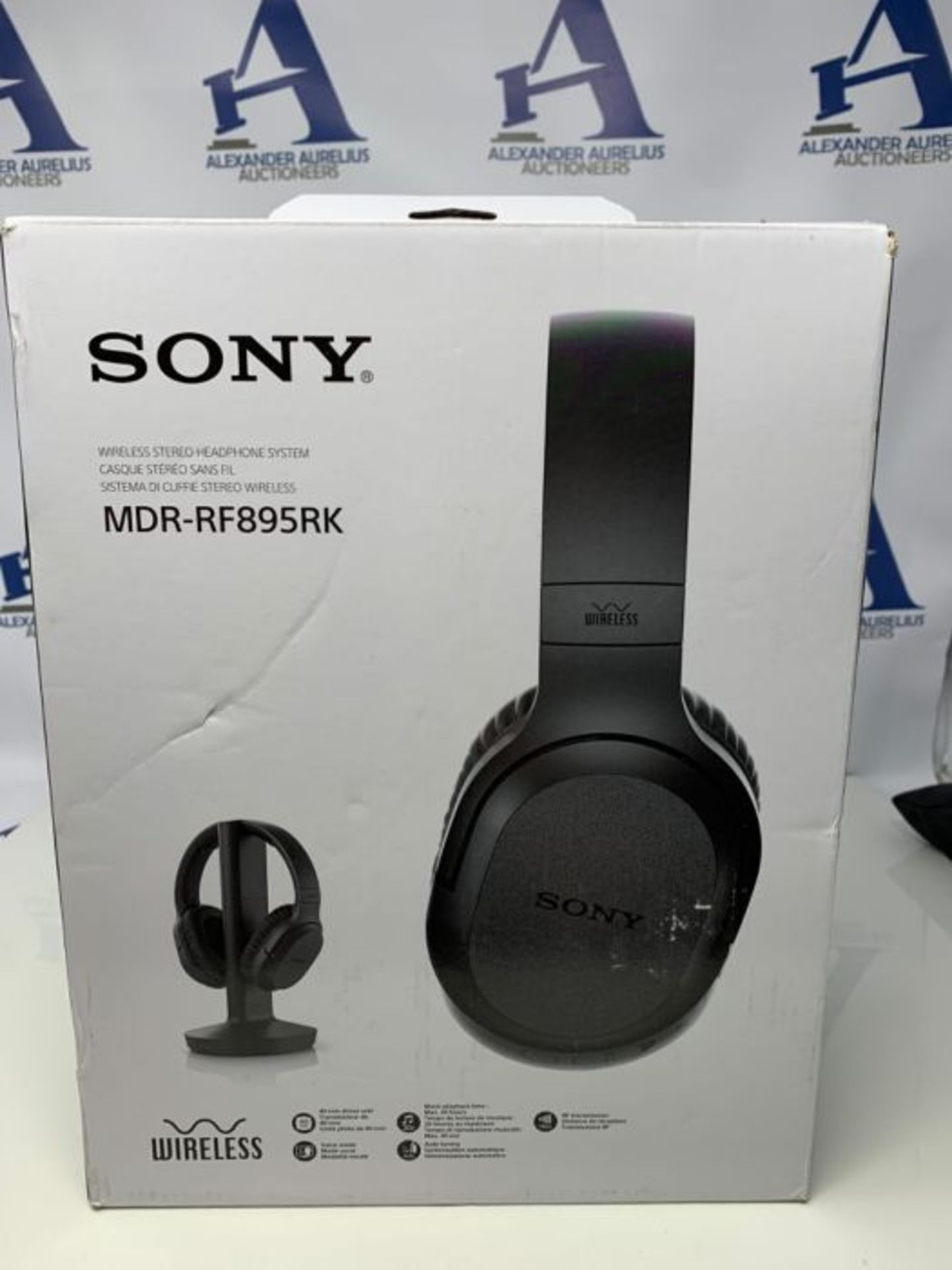 RRP £95.00 Sony MDR-RF895RK Casque TV sans Fil - Image 2 of 3