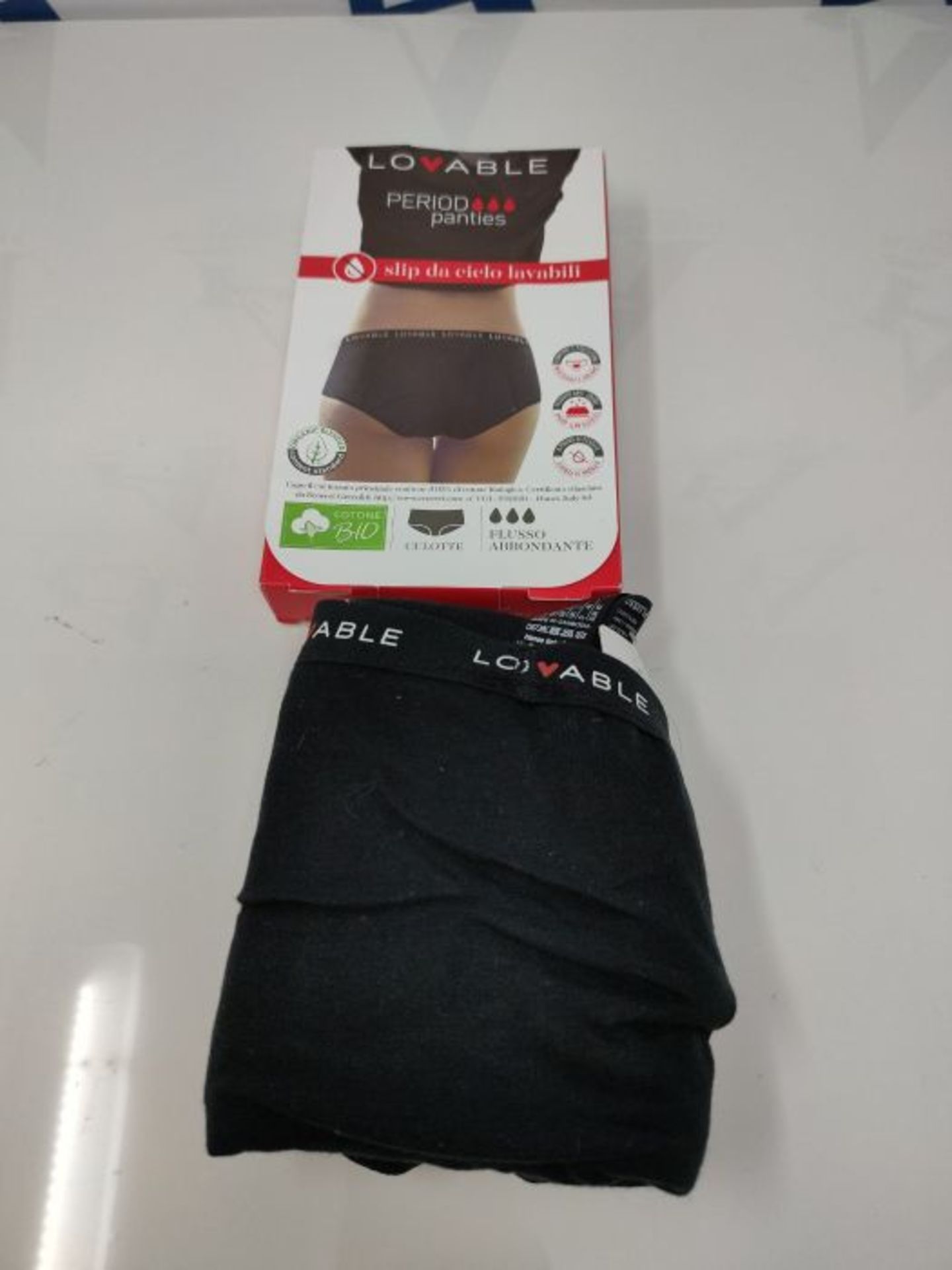 Lovable Women's Period Panties Underwear, Nero, L (Pack of 2) - Image 3 of 3