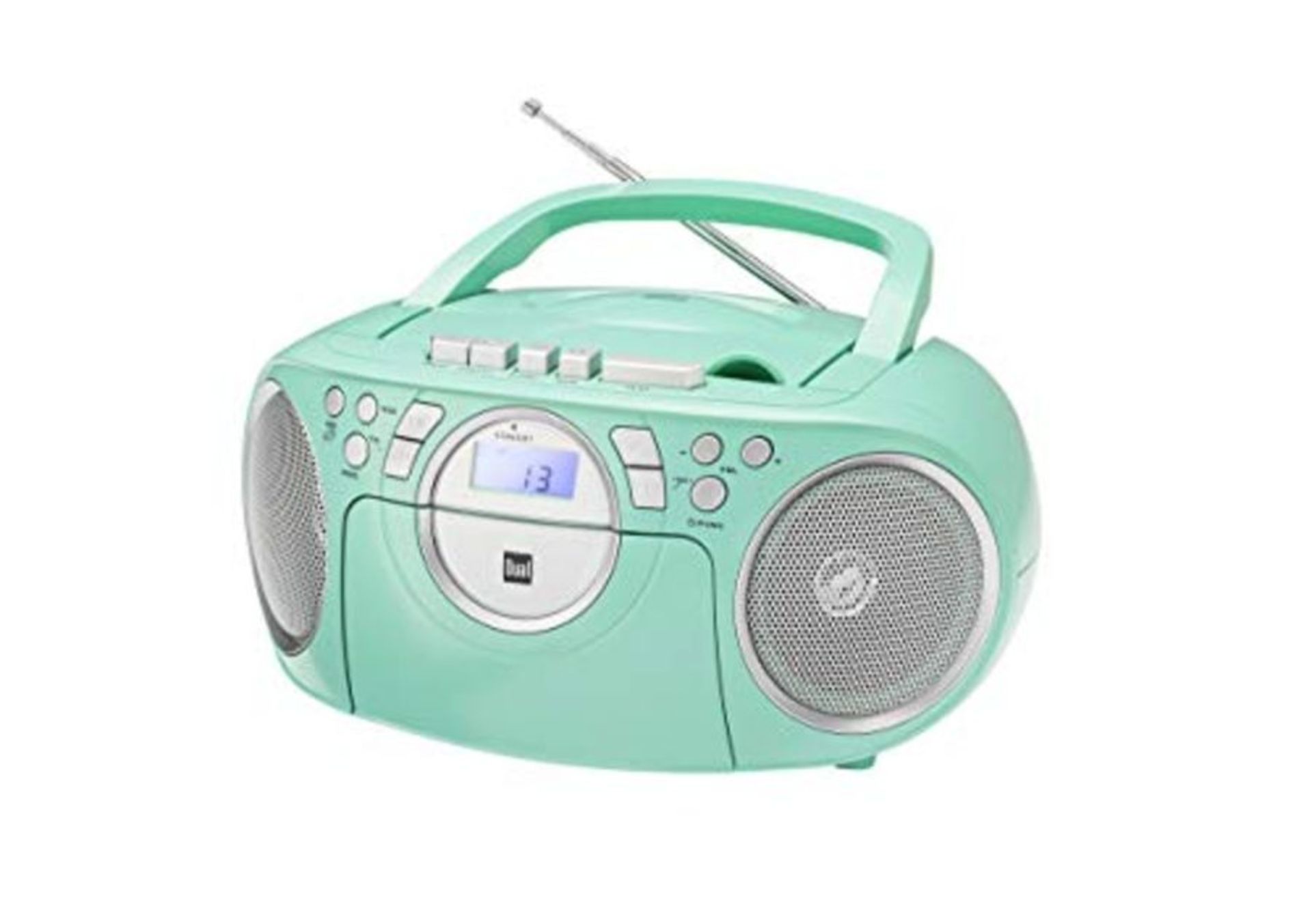 Dual 75404 Dual P 70 Mint Kassettenradio - CD - UKW-Radio - Boombox - CD-Player - Ster