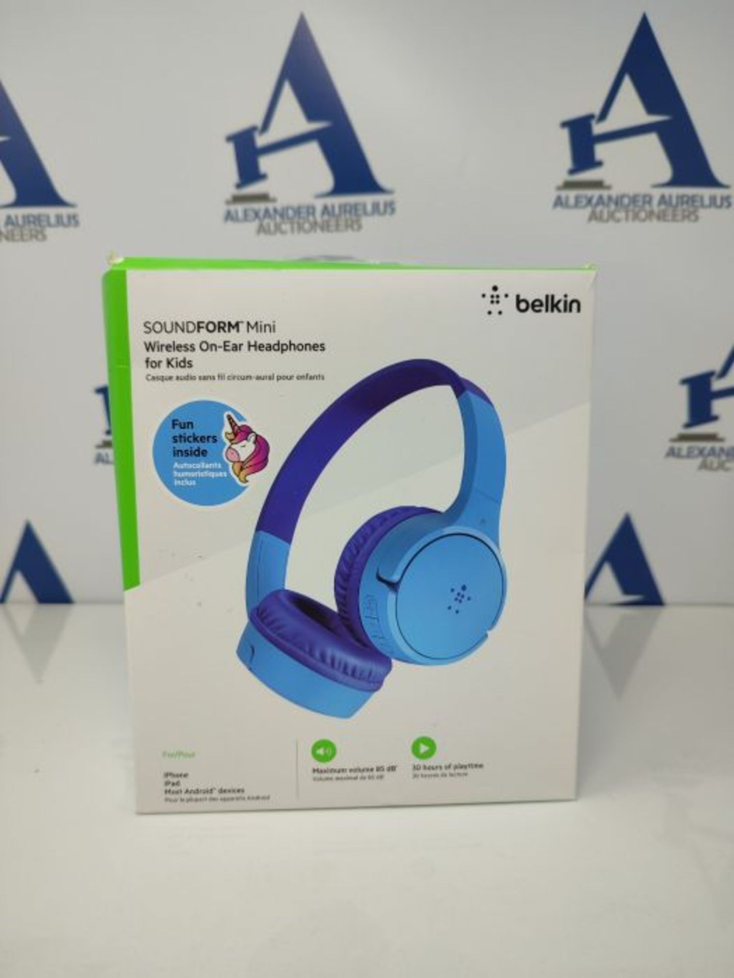 Belkin SoundForm Kids On Ear Wireless Headphones (with Built in Microphone, Girls and - Image 2 of 3