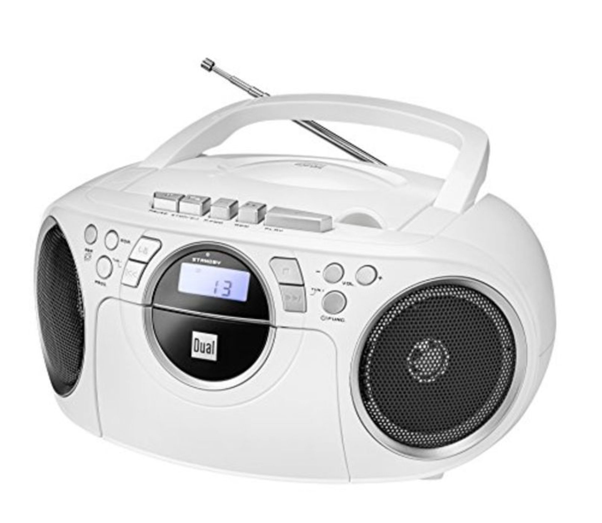 Dual 74834 P 70 Kassettenradio Weiß