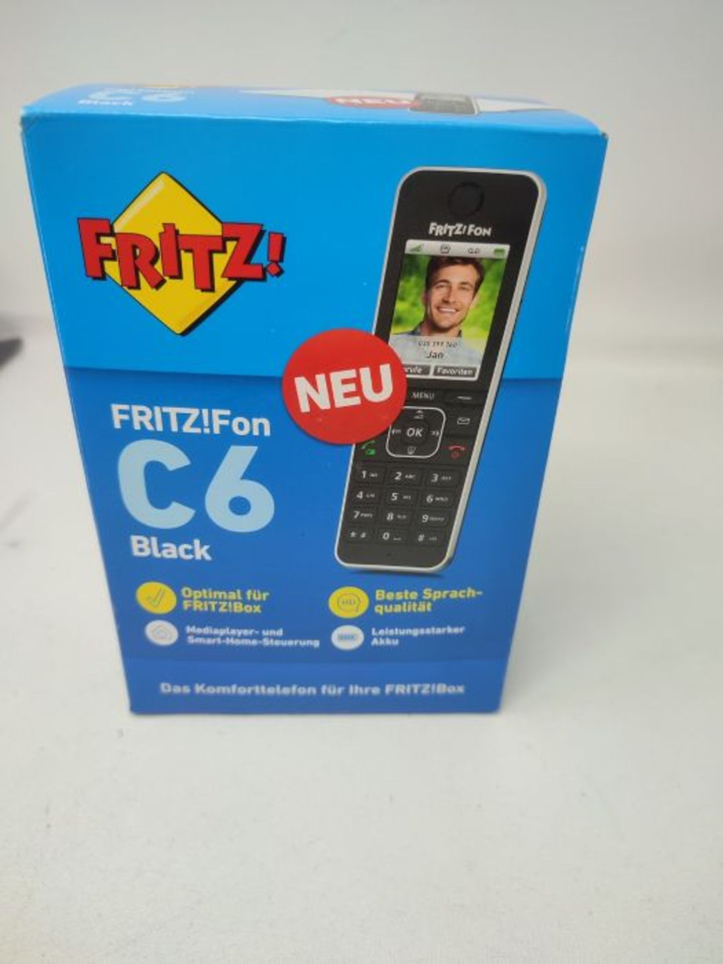 RRP £133.00 AVM Cordless Phone FRITZ!Fon C6 (20002964) BK - Image 2 of 2