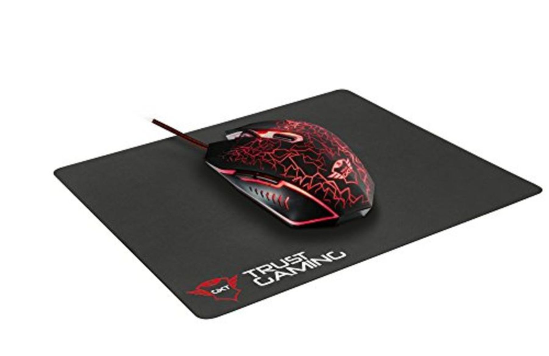 [INCOMPLETE] Trust Gaming 22736 GXT 783 Gaming Mouse and Mouse Pad, Black