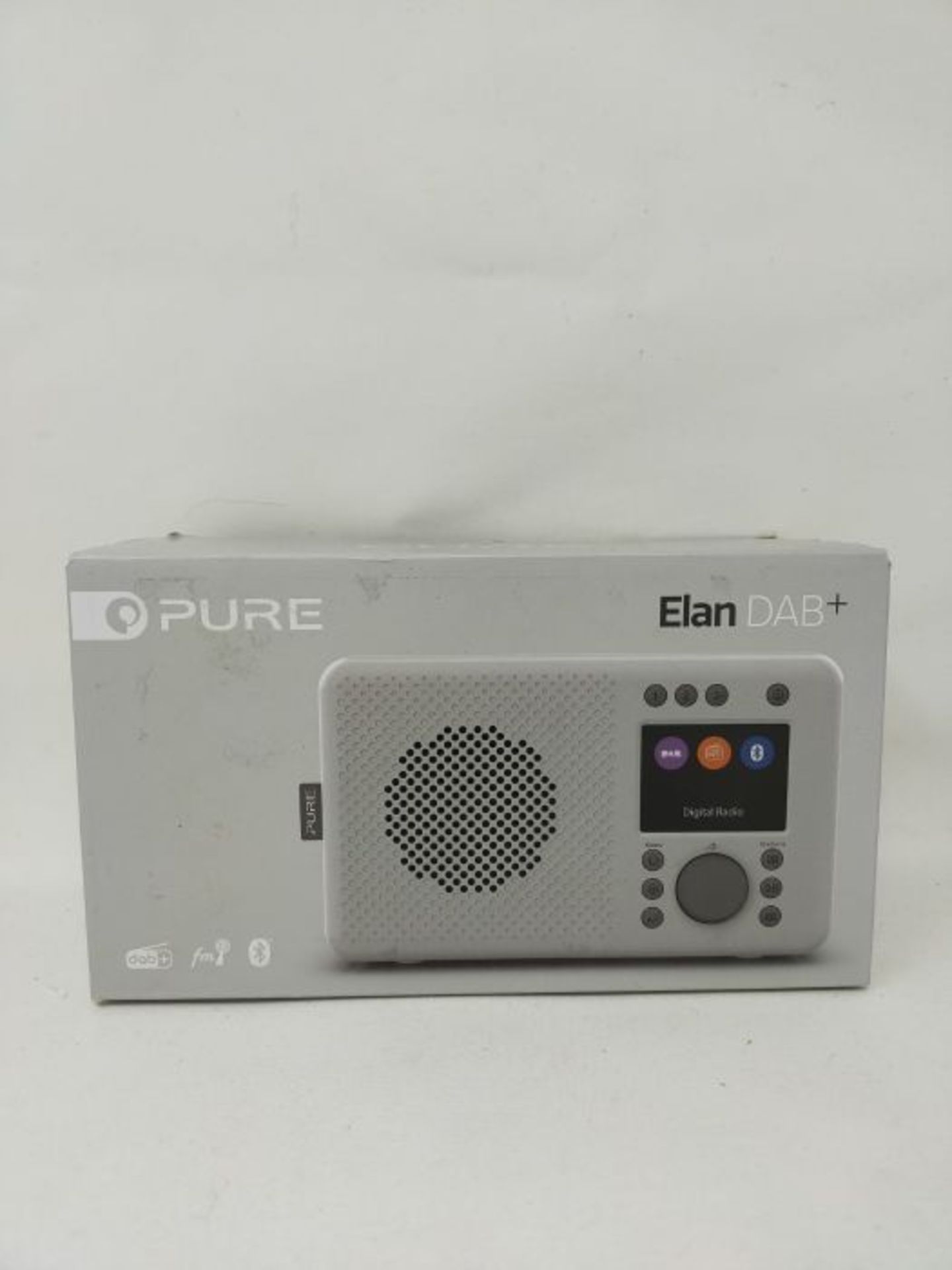 Pure ELAN DAB+ Tragbares DAB+ Radio mit Bluetooth 5.0 (DAB/DAB+ und UKW Radio, TFT Far - Image 2 of 3