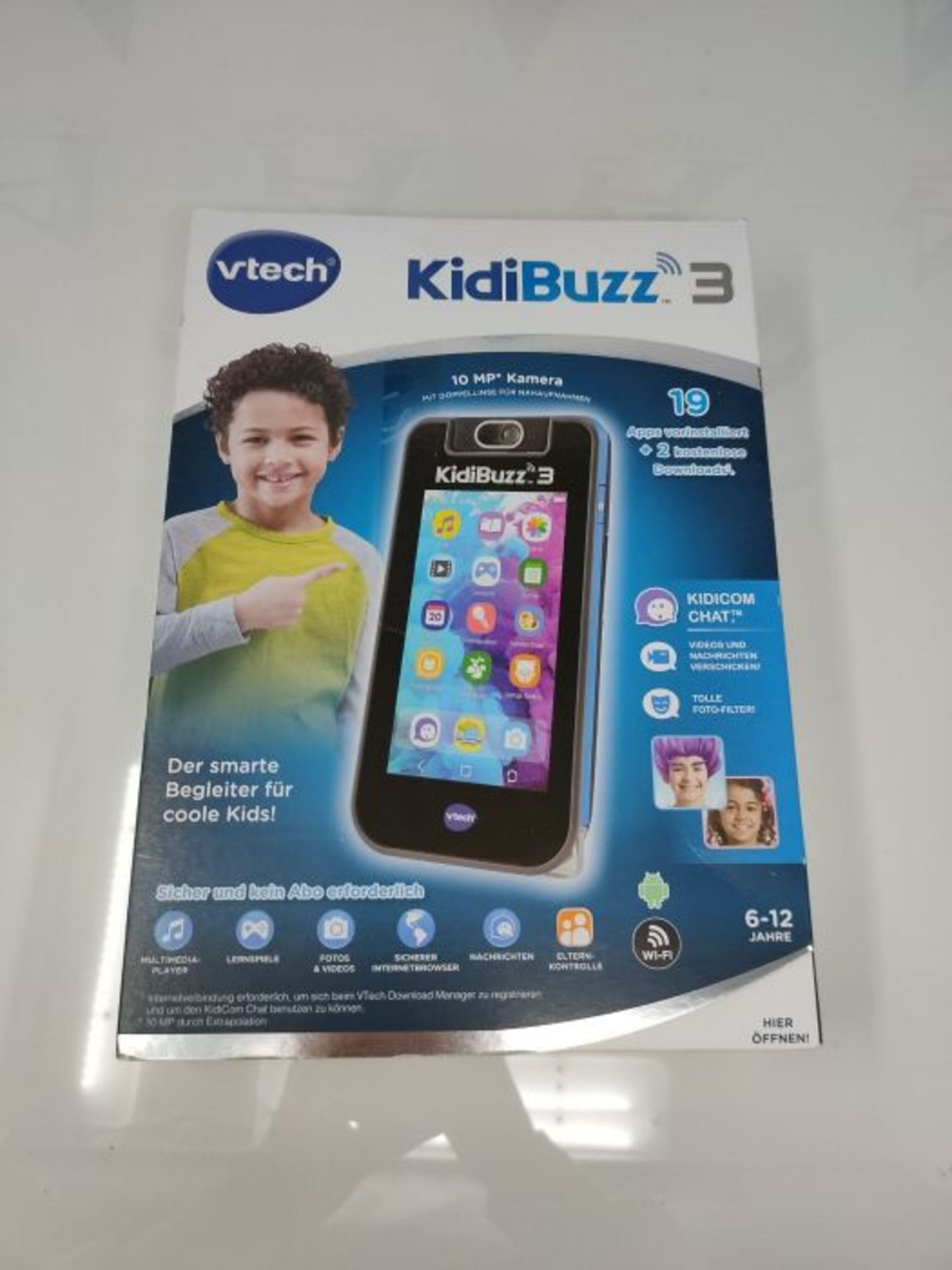 RRP £104.00 VTech KidiBuzz 3  Multifunktions-Messenger für Kinder  Mit sicherem Internetbro