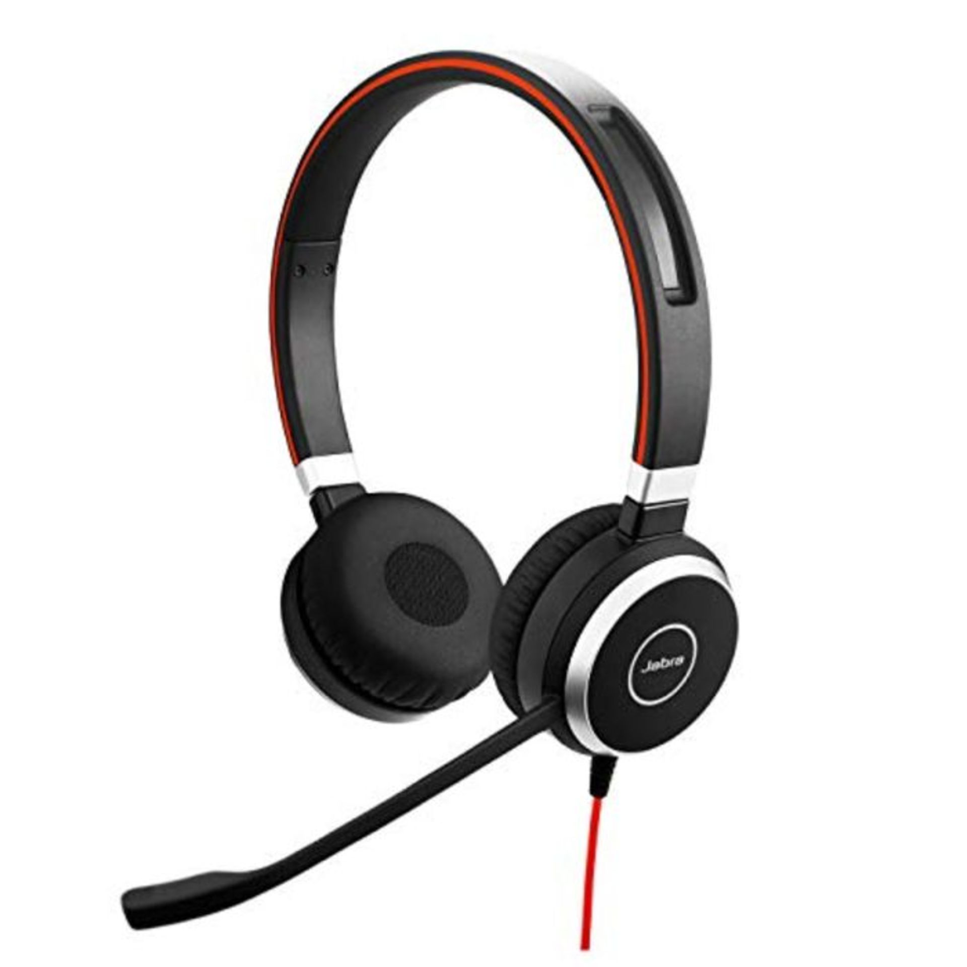 RRP £60.00 Jabra Evolve 40 MS Stereo Headset  Microsoft Certified Headphones for VoIP Softphon