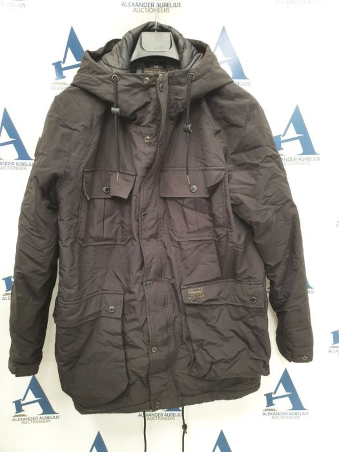 RRP £55.00 Superdry Mountain Padded Parka Parka Uomo, Nero, Small - Image 2 of 3