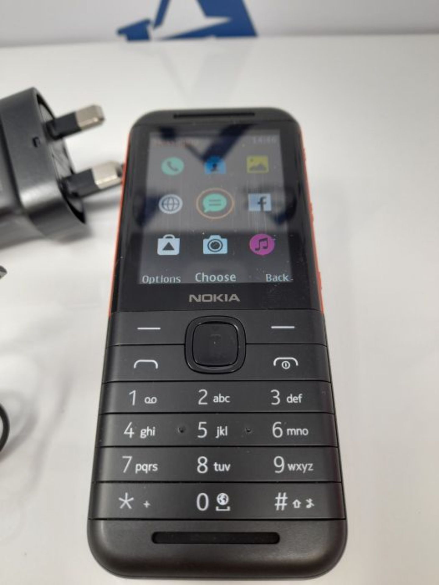 Nokia 5310 2.4 Inch 8 MB UK SIM-Free 2G Feature Phone (Dual Sim) - Black/Red - Image 2 of 3