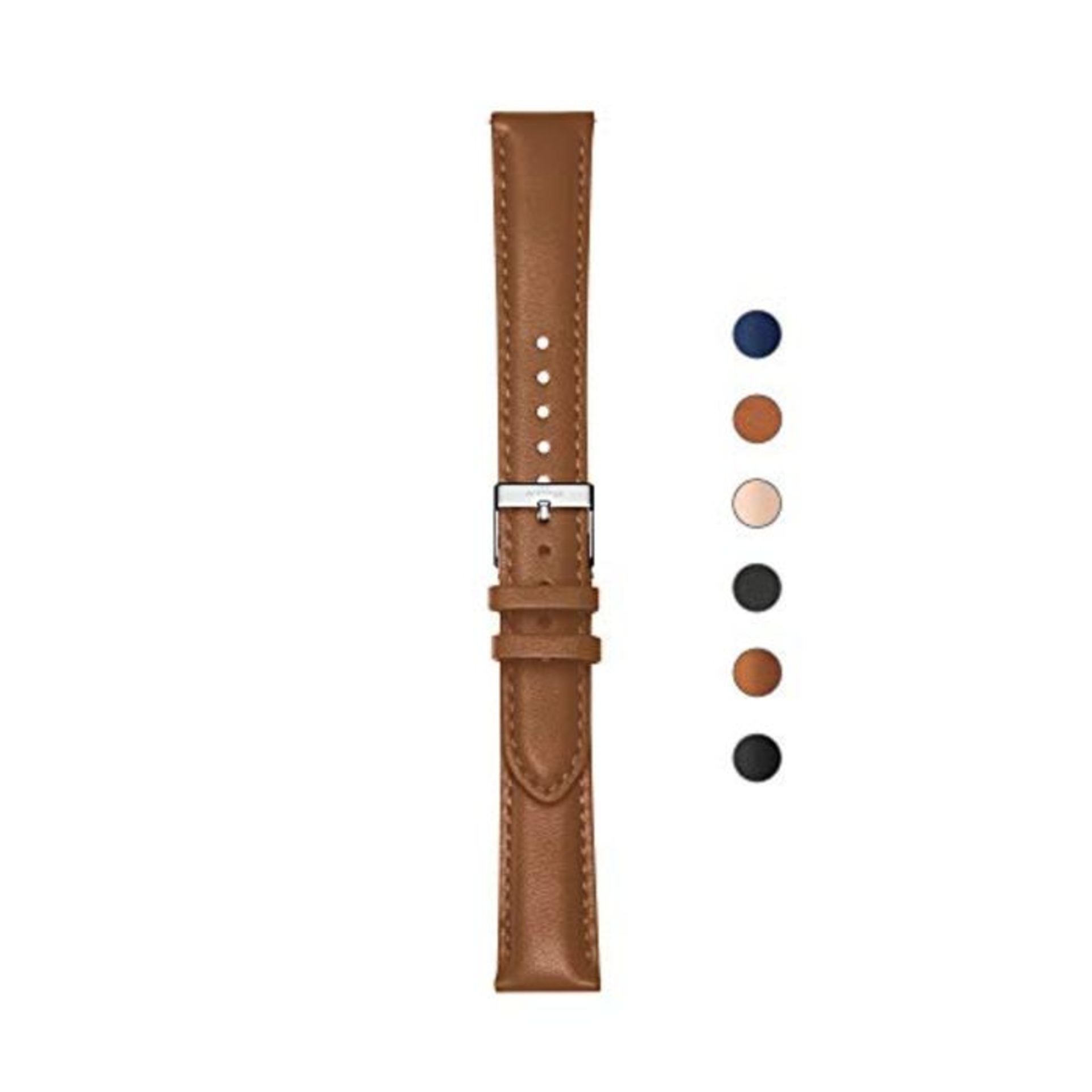 Withings Premium Leather Wristband for ScanWatch, Steel HR, Steel HR Sport, Move ECG,
