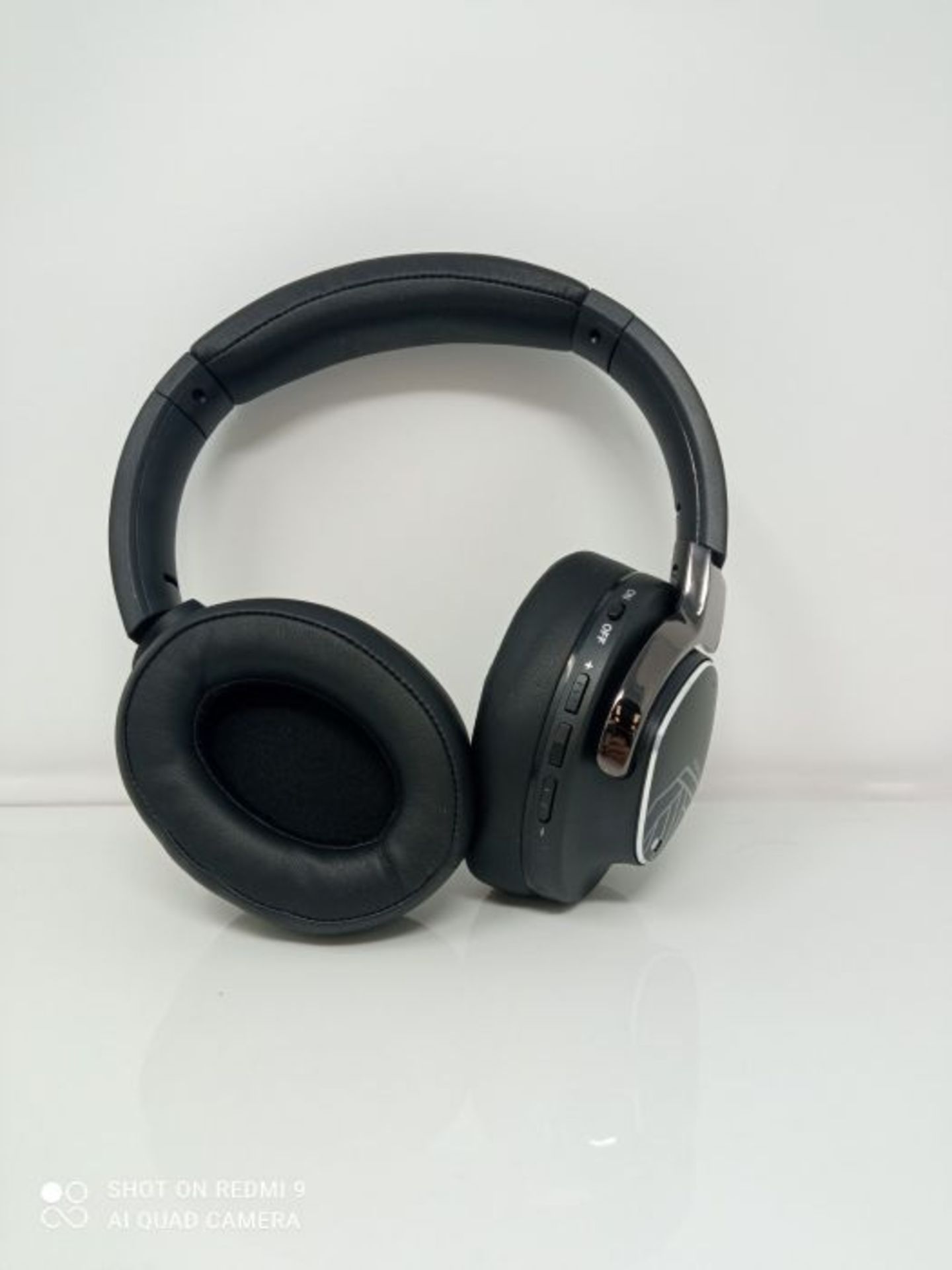 Bluetooth Headphones, PowerLocus Bluetooth Headphones Over-Ear, Passive Noise Cancelli - Image 3 of 3
