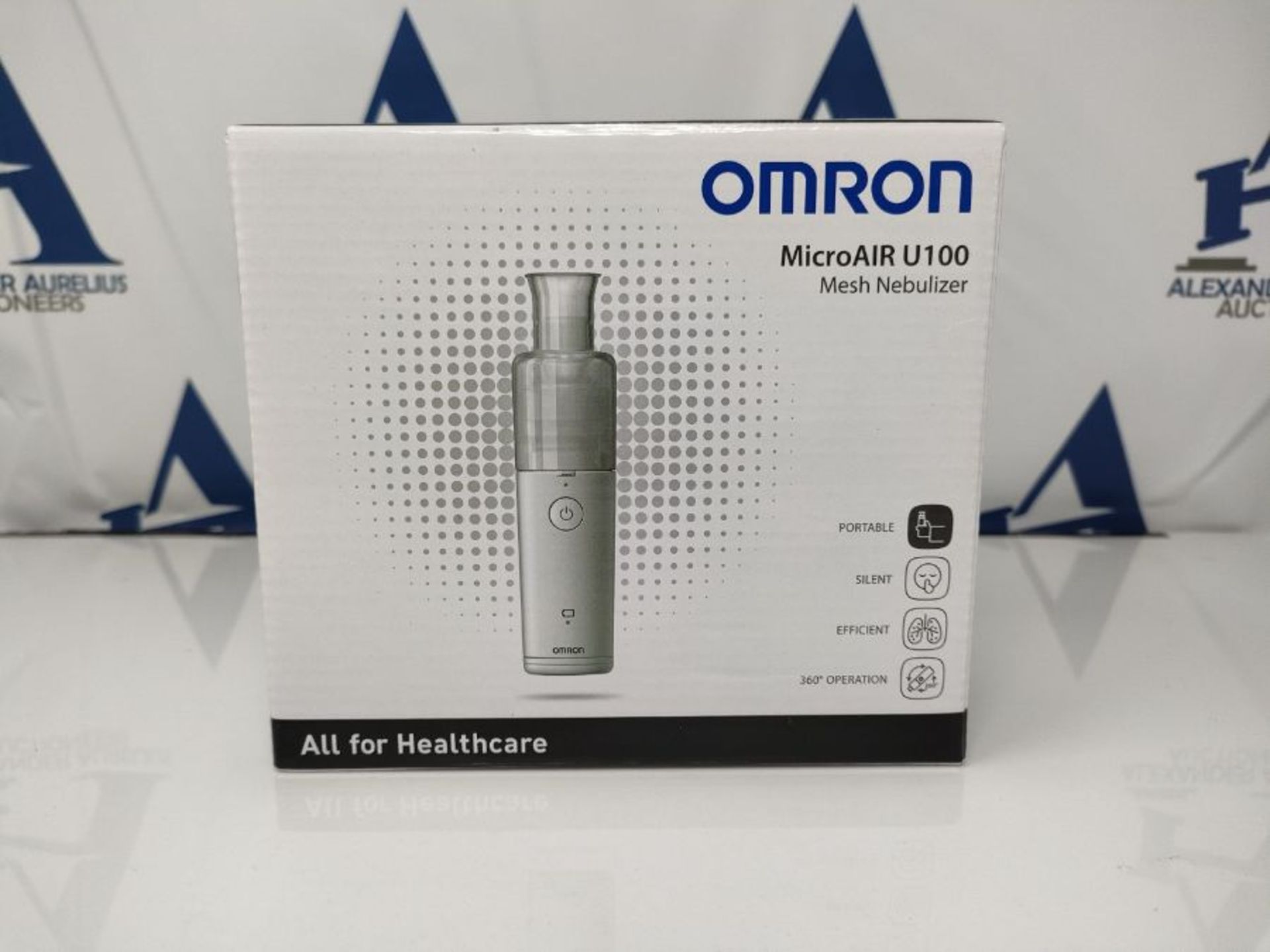 RRP £139.00 Omron MicroAir U100 InhalationsgerÃ¤t â¬  GerÃ¤uschloser, elektrischer Verneb - Image 2 of 3