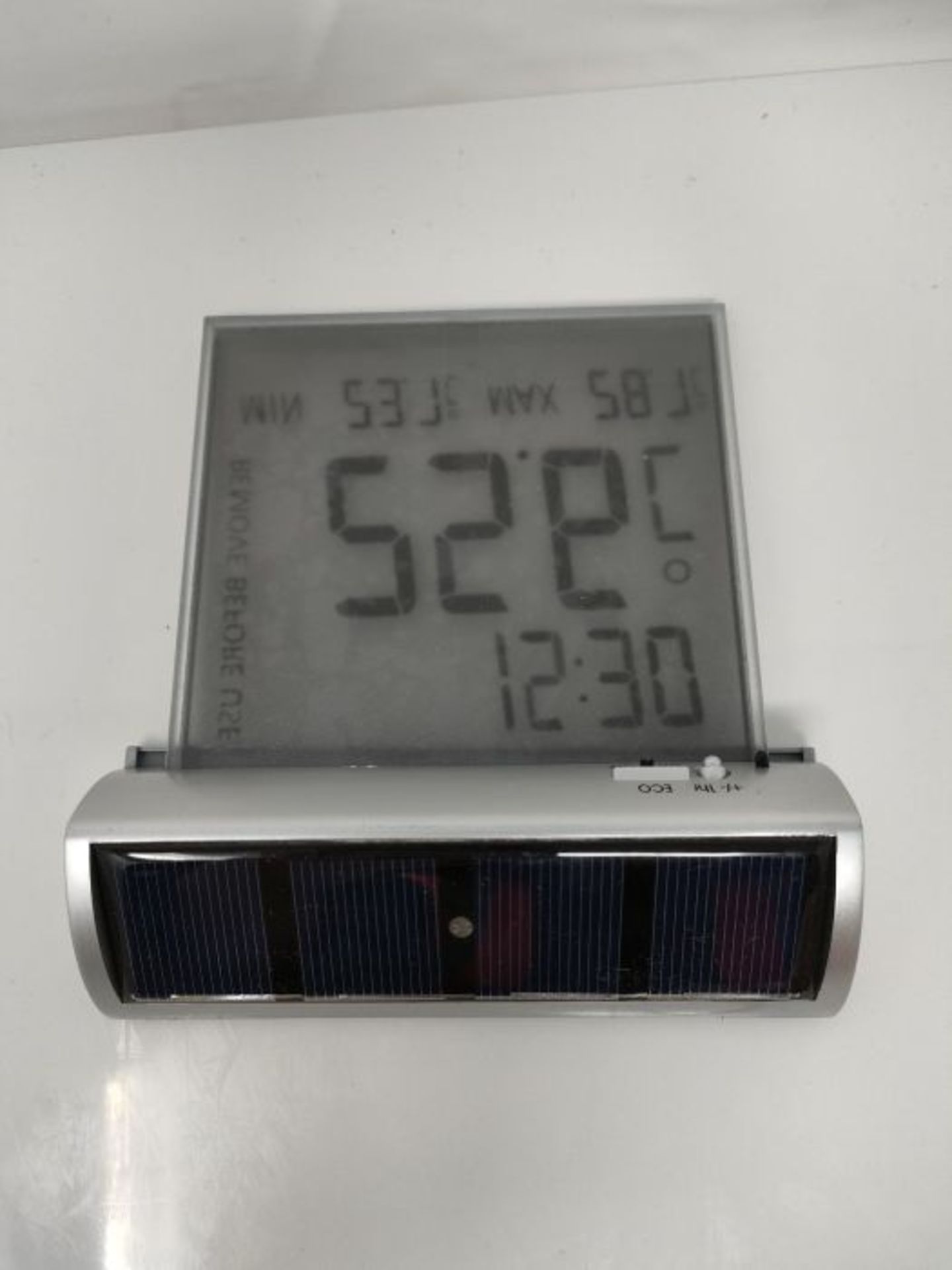 TFA Dostmann Vision Solar digitales Fensterthermometer, 30.1035, großes Display mit A - Image 3 of 3