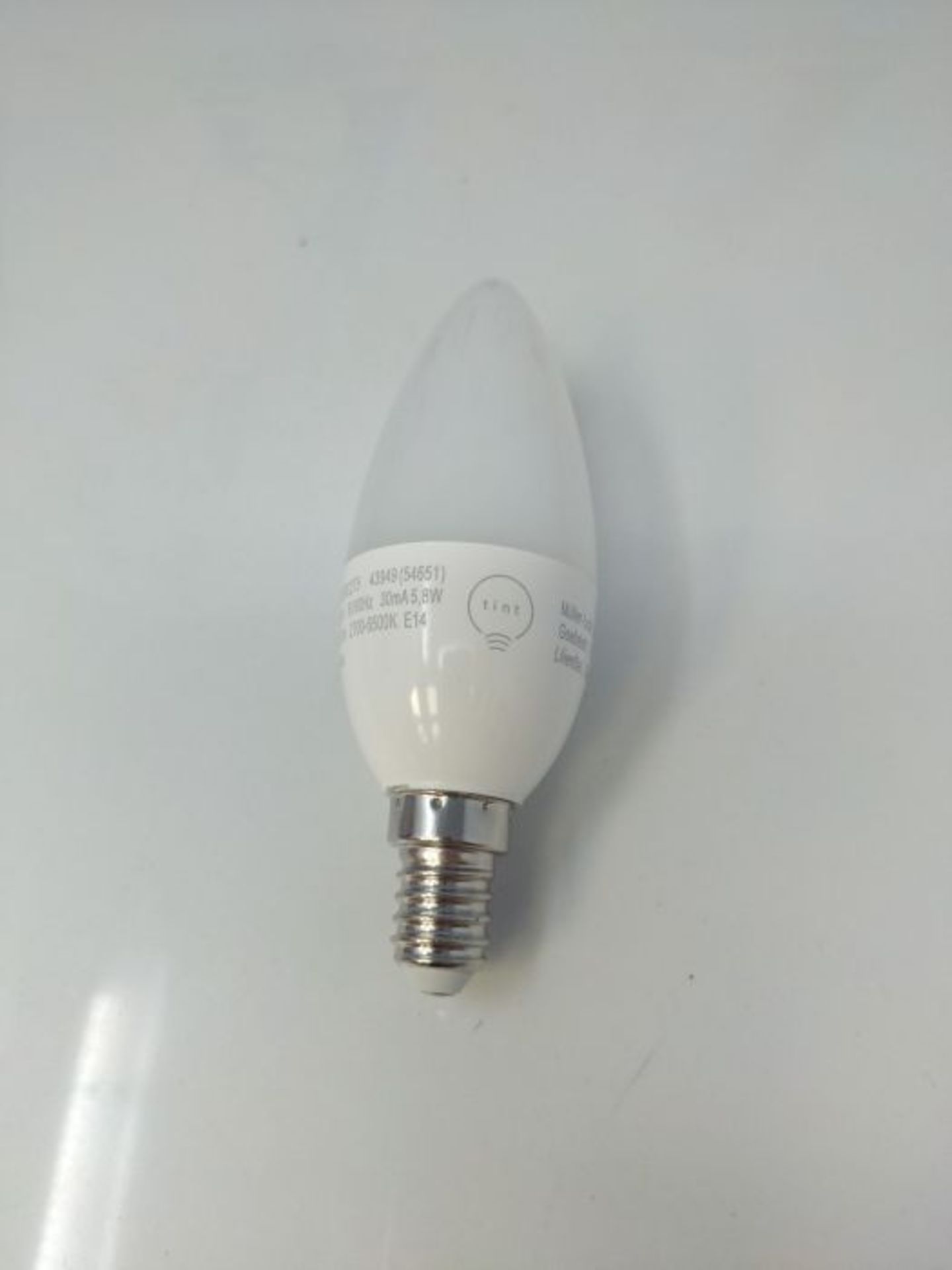 tint Zigbee Smart LED Light Bulb E14, Candle Shape, White Colour (White Tones and Colo