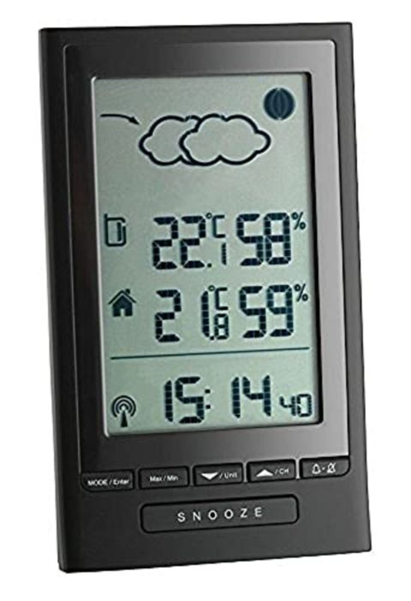 TFA Dostmann Modus Plus Funk-Wetterstation, Wettervorhersage, Außentemperatur, Innent