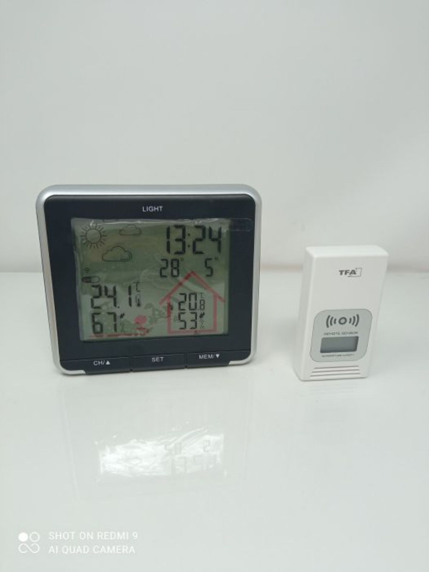 TFA Dostmann Wireless weather station Life, 35.1153.01, Outdoor temperature and humidi - Image 3 of 3