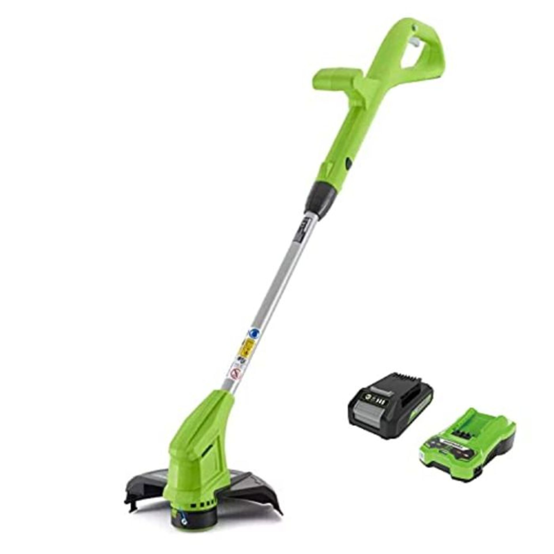 RRP £89.00 Greenworks Cordless String Trimmer 24V 25cm incl. 1 Battery 2Ah and Charger, Auto Feed