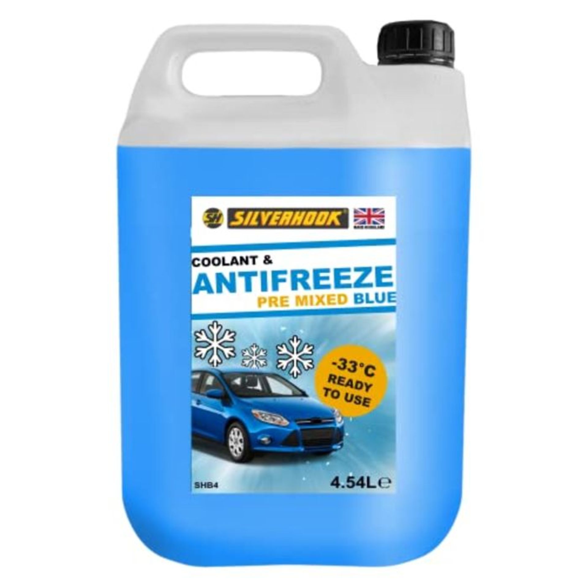 Silverhook SHB4 Ready Mixed Blue Antifreeze, 4.54 Liter