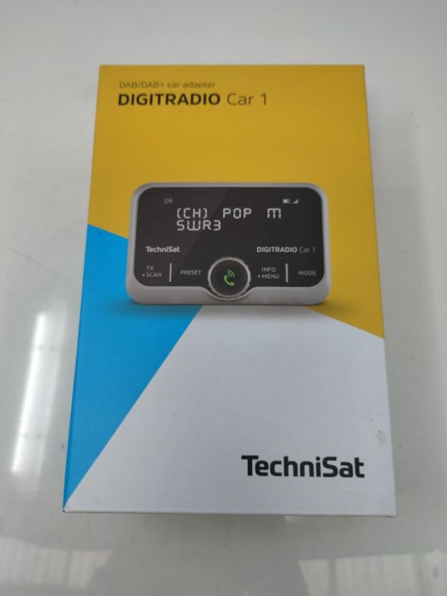 RRP £66.00 TechniSat DIGITRADIO Car 1 - DAB+ Adapter (zum AufrÃ¼sten von Auto-Radios, FM-Transm - Image 2 of 3