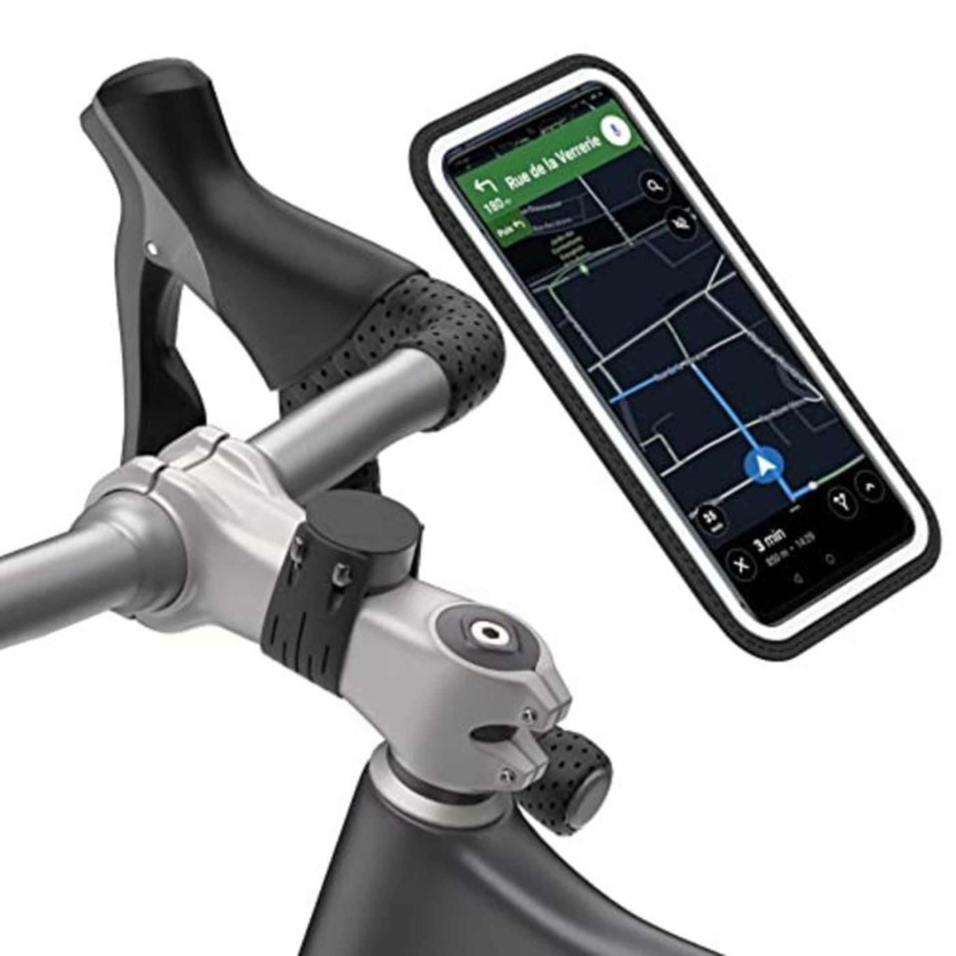 Shapeheart - Magnetic Bike Mount, Phone Holder size XL for Phone up to 16.8 cm, 361574