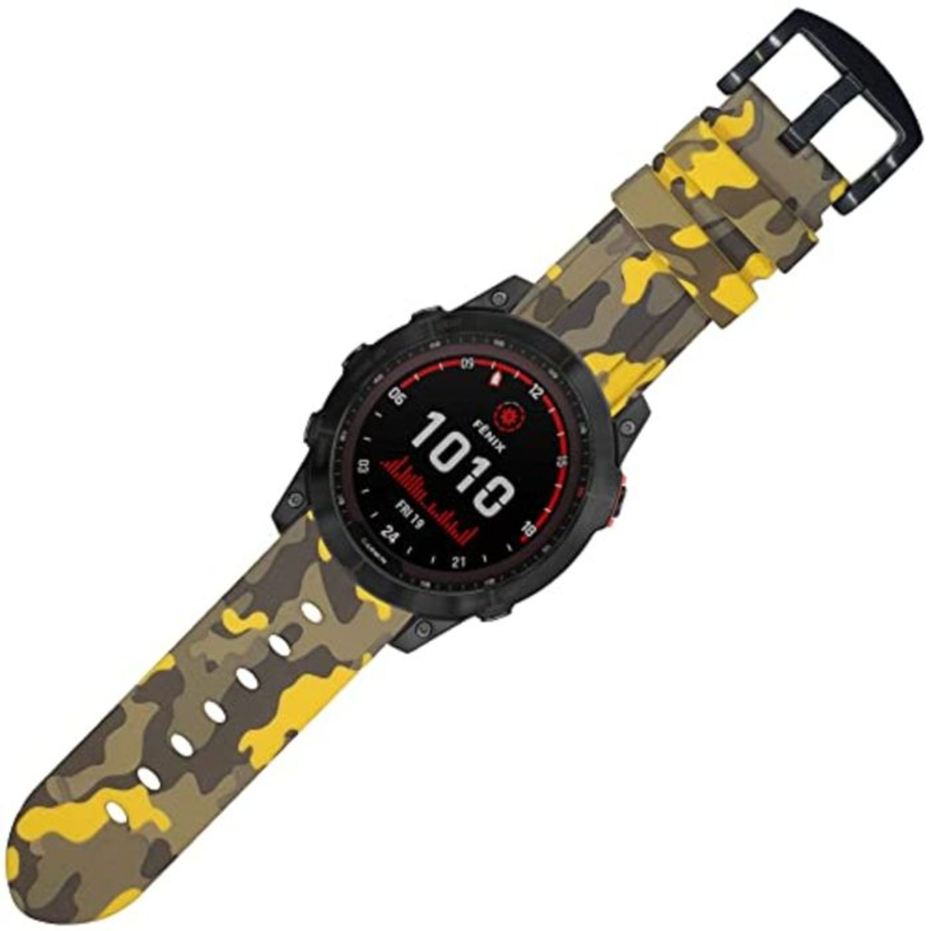 ESTUYOYA - Silicone Bracelet Compatible with Garmin Fenix 6X / Fenix 6X Pro/Fenix 5X /