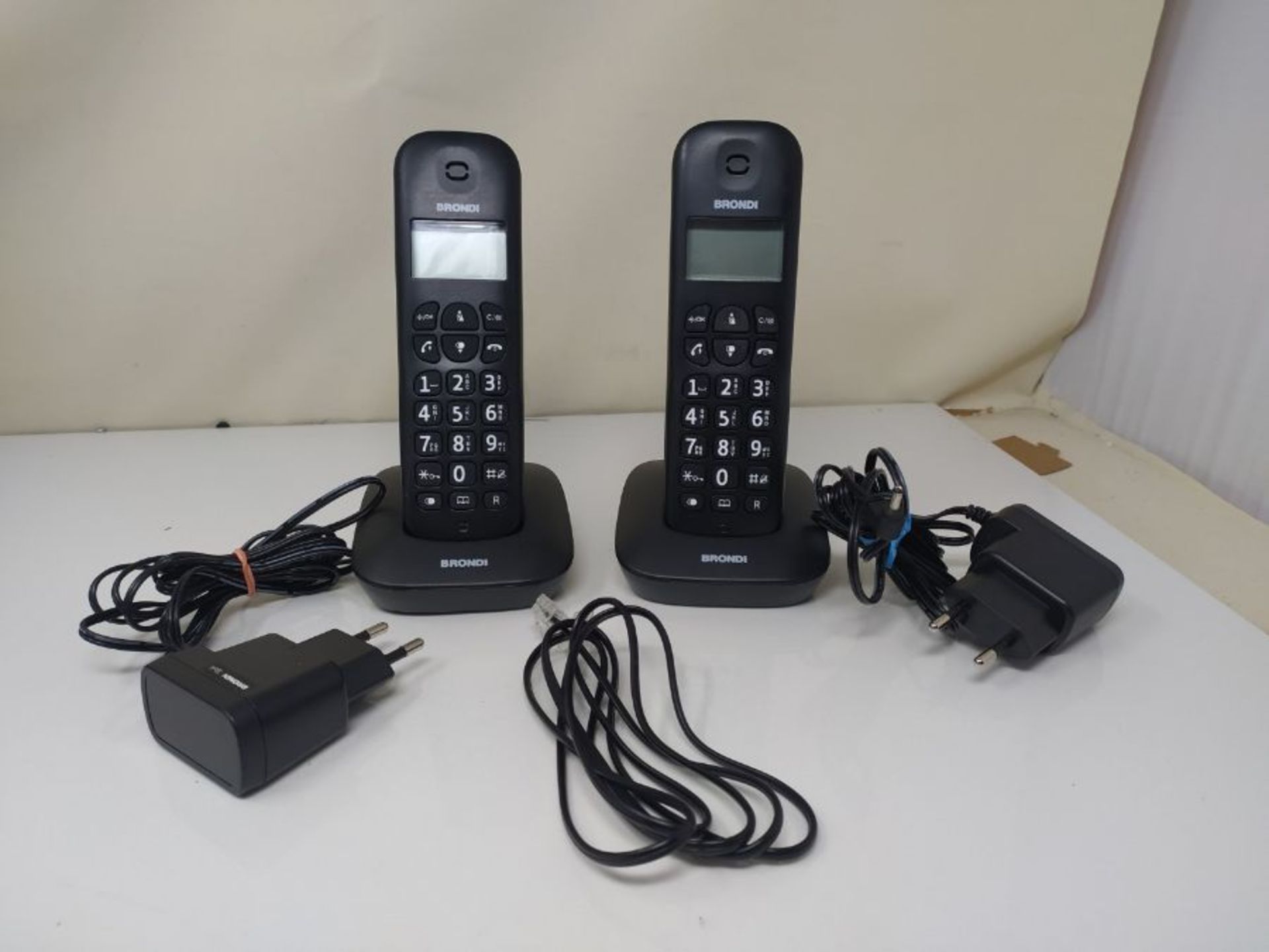 Brondi Gala Twin Telefono Cordless, Funzione ECO DECT, Nero - Image 3 of 3