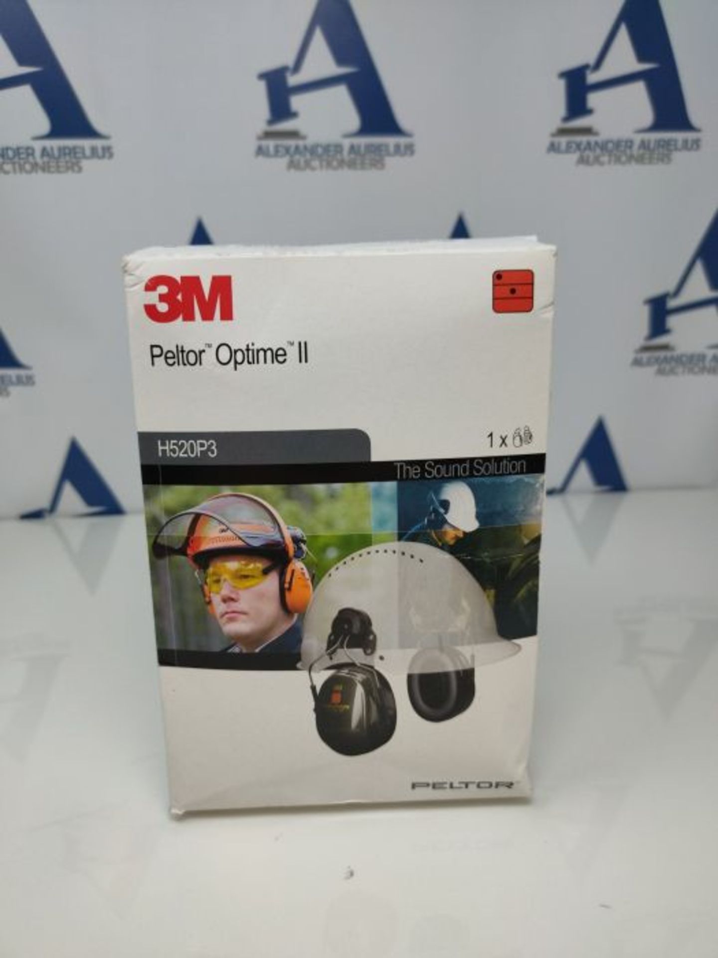 3M PELTOR Optime II Earmuffs, 30 dB, Green, Helmet Mounted, H520P3E-410-GQ - Image 2 of 3