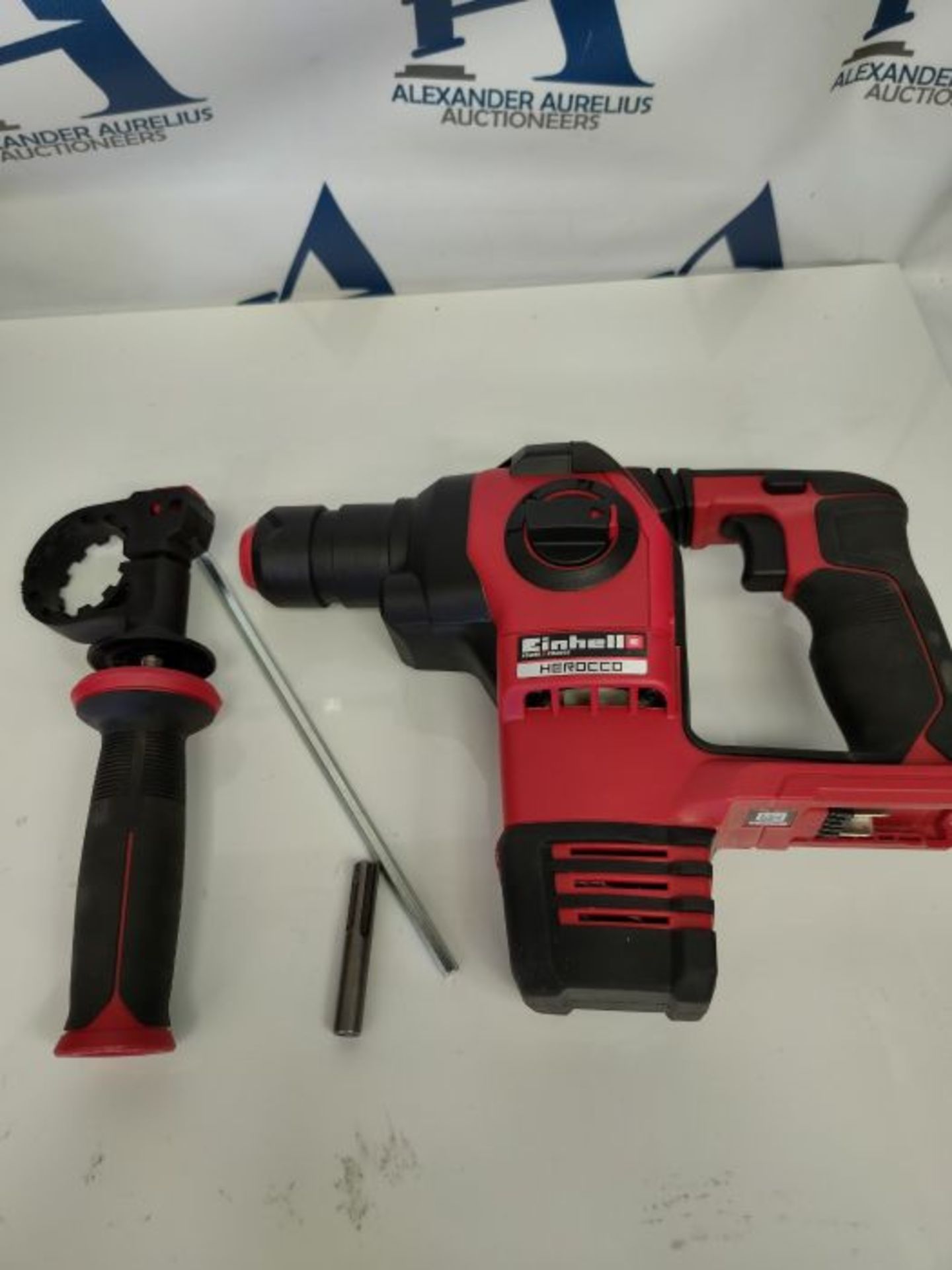 RRP £148.00 Einhell 4513900 Power X-Change 18V Cordless Rotary Hammer Drill | Herocco Brushless SD - Image 3 of 3
