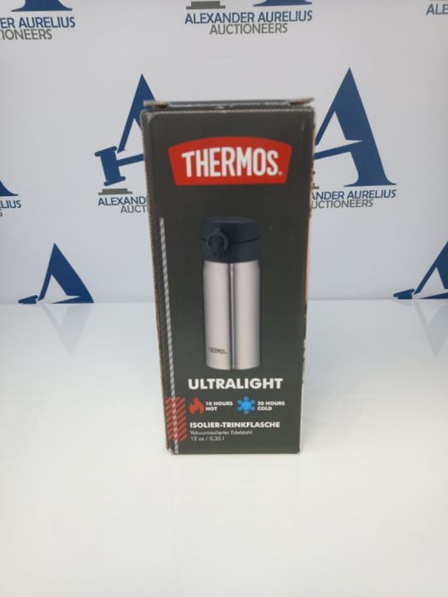 THERMOS Thermos Flask, Matte Stainless Steel, 0.35 L - Image 2 of 3