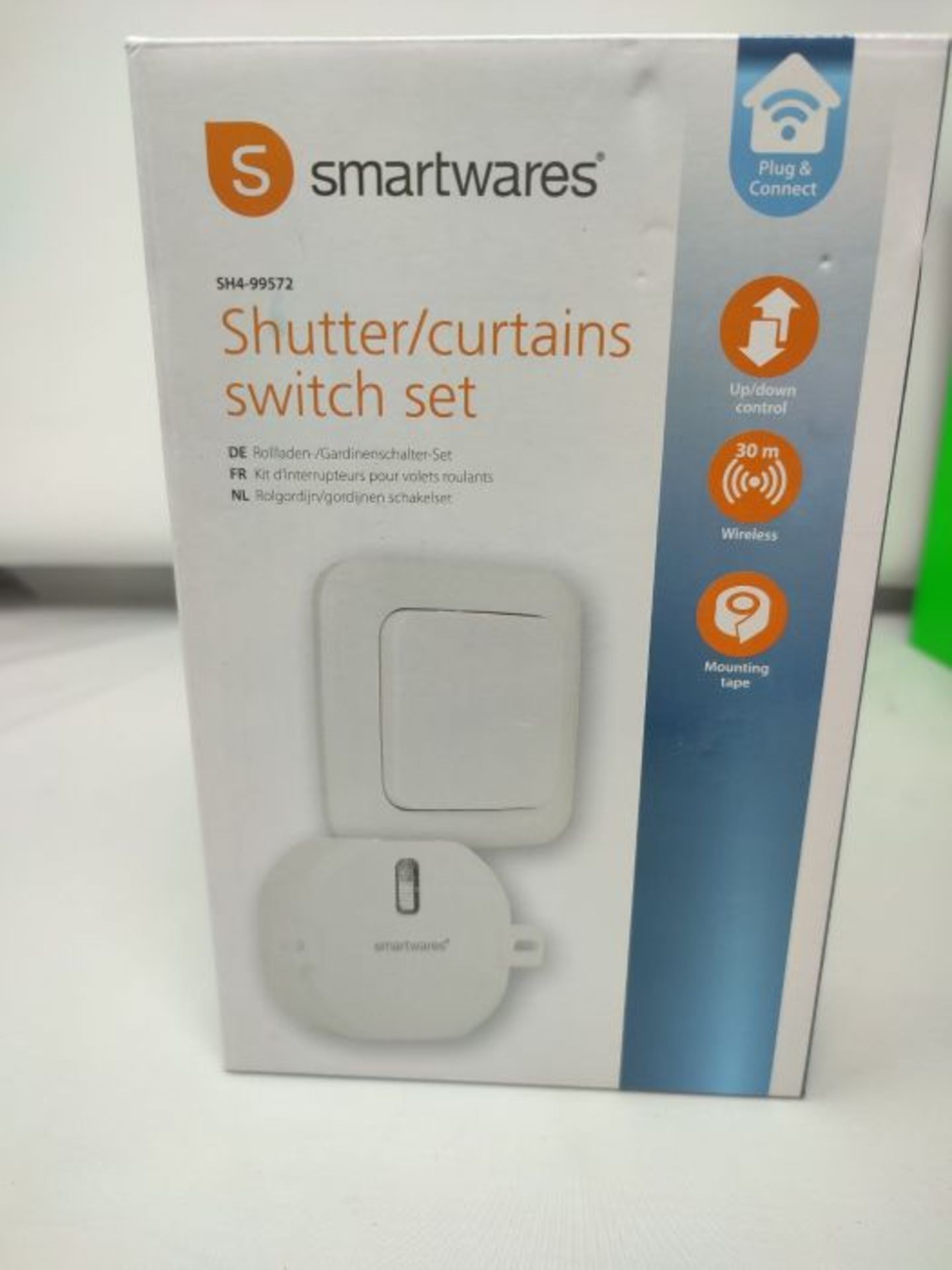 Smartwares Shutters and Blinds Radio Switch Set - Plug & Connect SH4-99572 - Image 2 of 3
