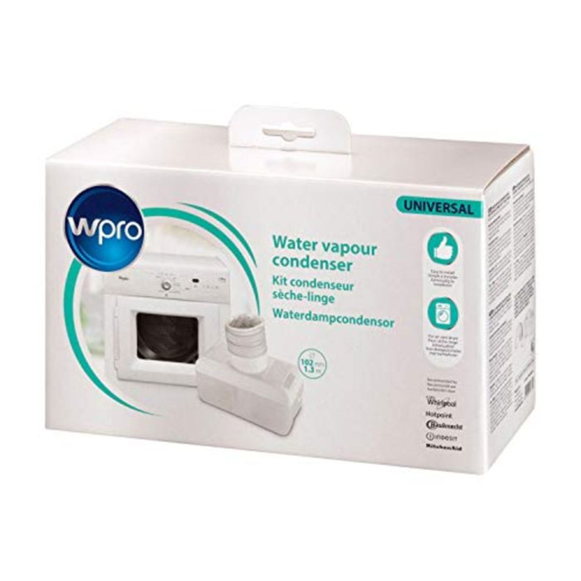 Wpro UCD003 C00386704 Universal Condenser for Dryer
