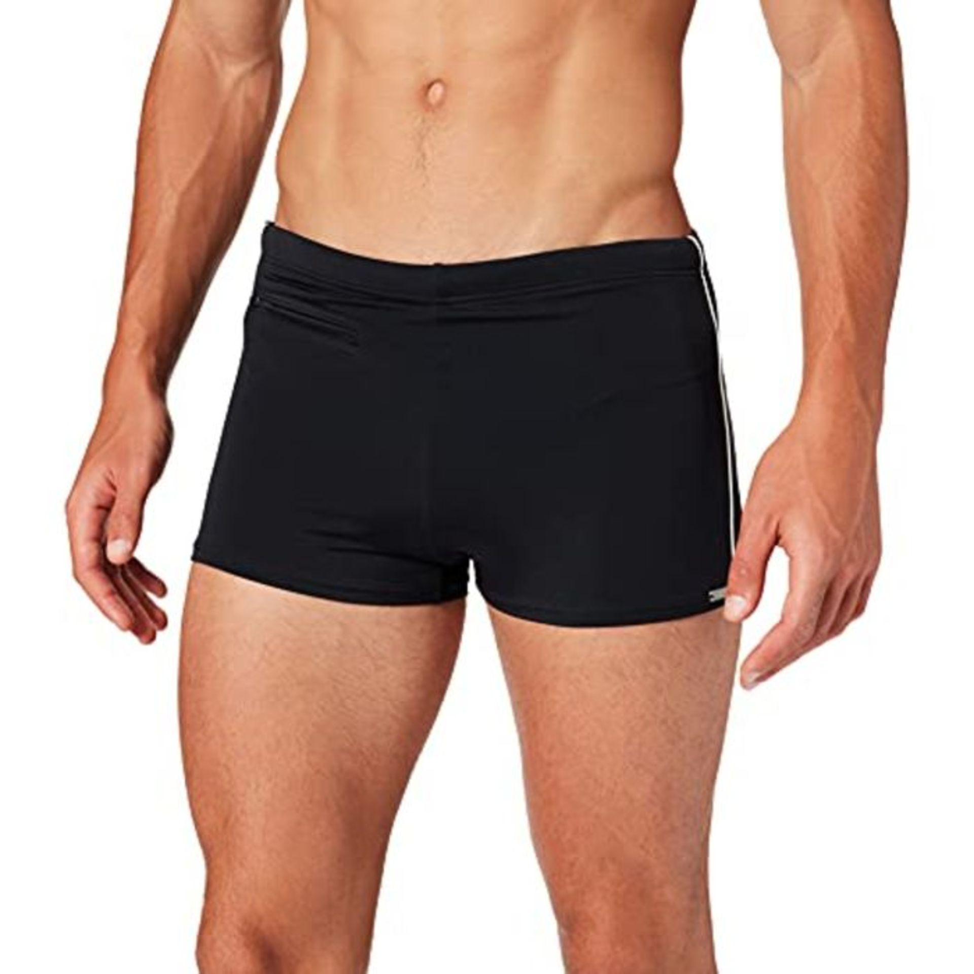Schiesser Men'S Swimming Shorts - Black - Schwarz (Schwarz) - Xx-Large (Brand Size: He