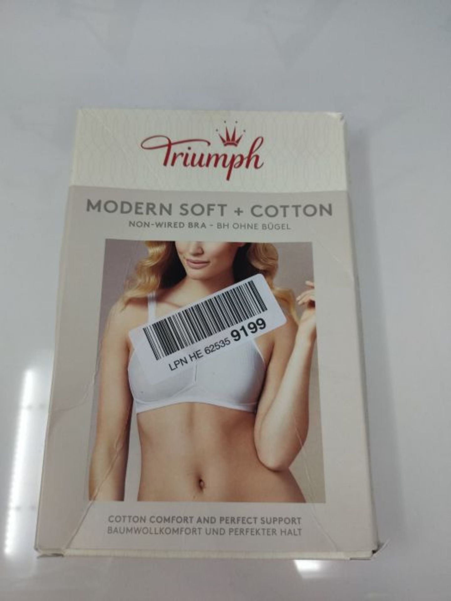 Triumph Damen Bügelloser BH Modern Soft + Cotton N, Schwarz (Black 0004), Gr. 80D (He