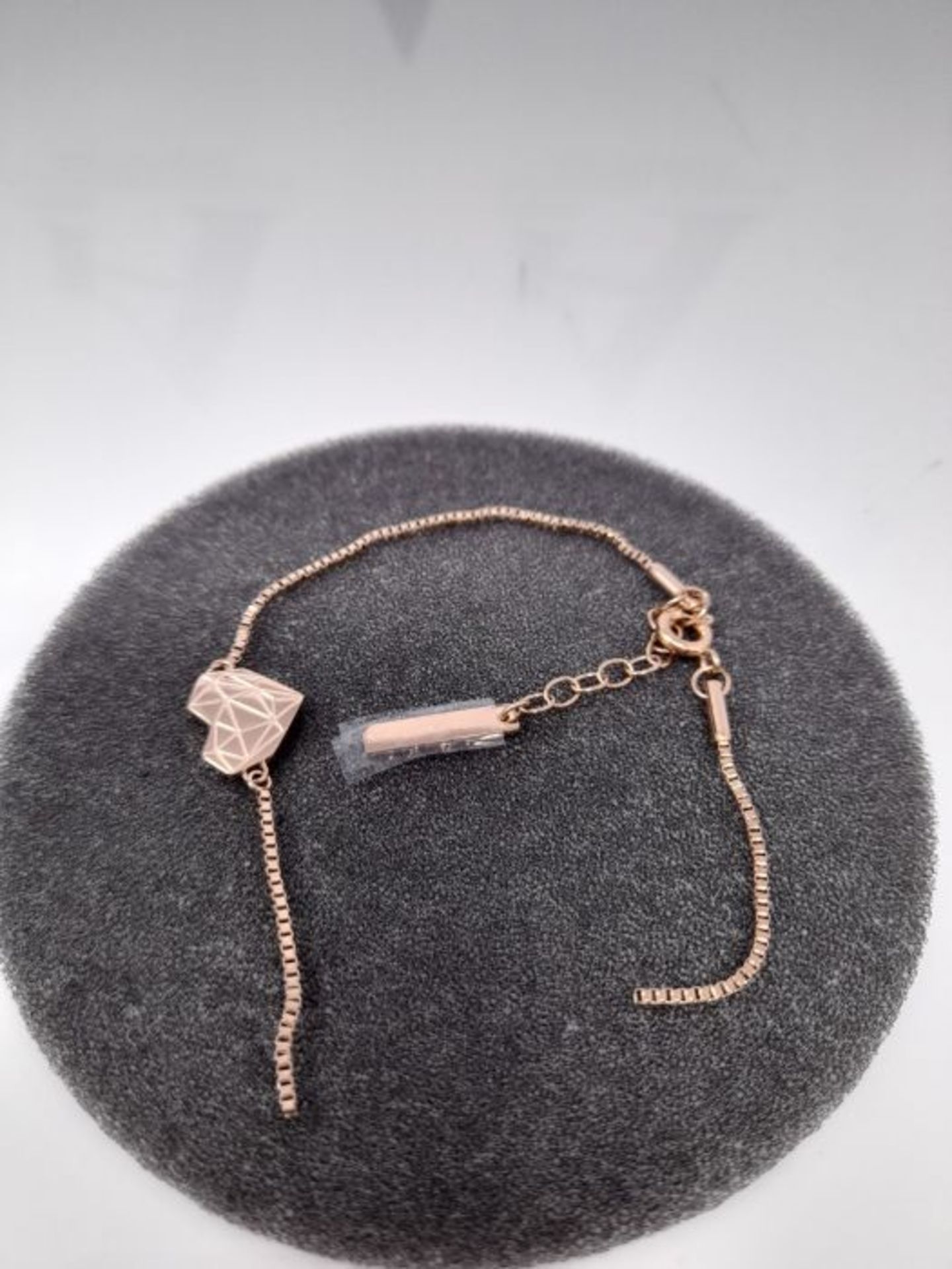 [CRACKED] Liebeskind Berlin Damen Armband Herz Edelstahl Silber 20 cm (roségold) - Image 3 of 3