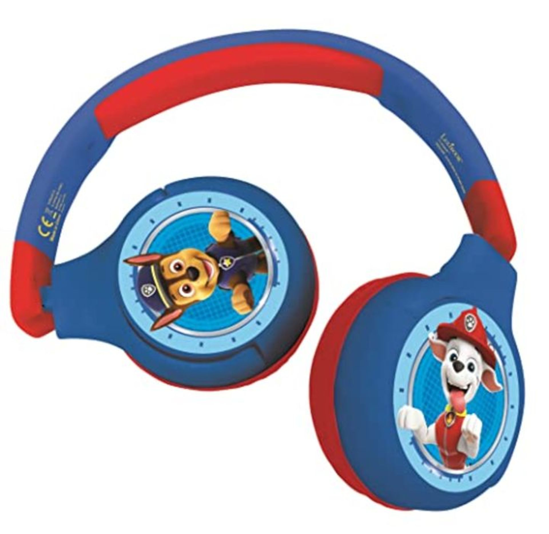 [CRACKED] LEXIBOOK HPBT010PA Paw Patrol 2-in-1 Bluetooth Headphones Stereo Wireless Wi