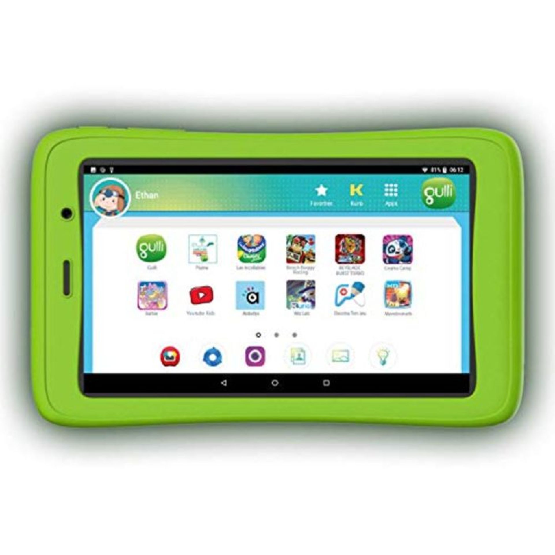 RRP £149.00 Gulli Gulli Kurio Connect Tablet 2-7 Inch 8 GB Children's Tablet Control Parents, Chil